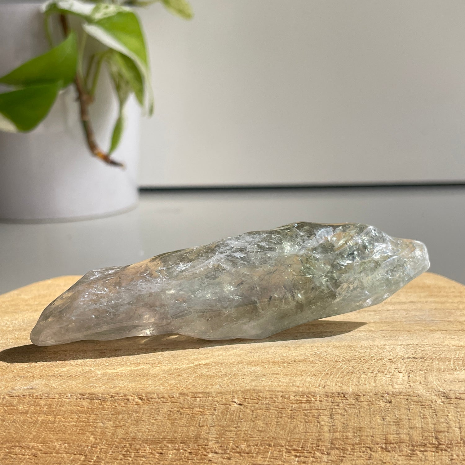 Green Amethyst ( Prasiolite ) Polished Pce