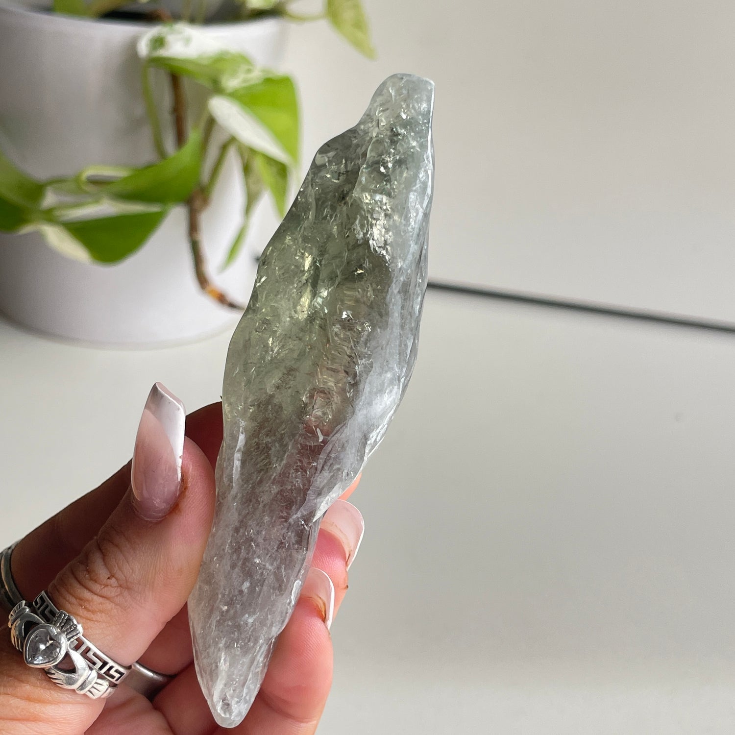 Green Amethyst ( Prasiolite ) Polished Pce