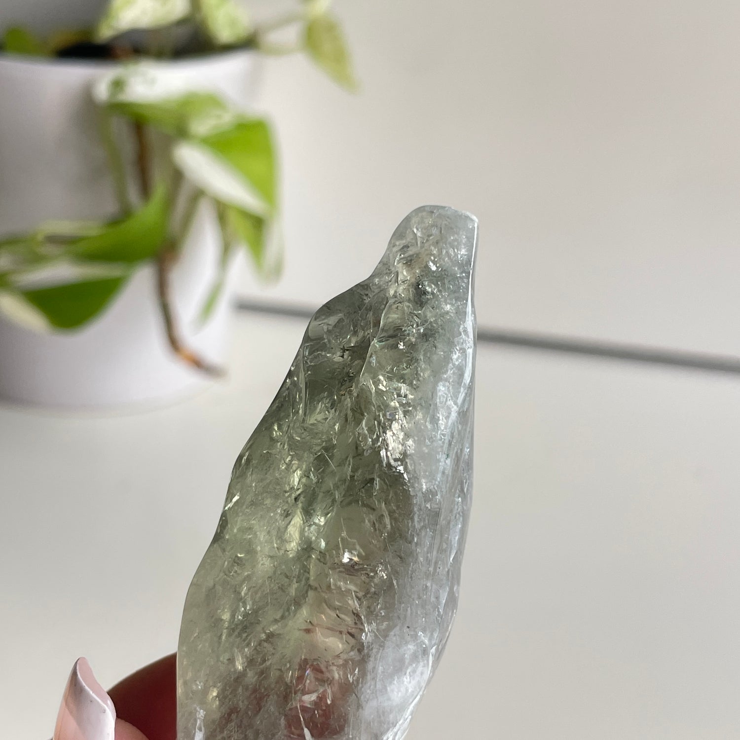 Green Amethyst ( Prasiolite ) Polished Pce