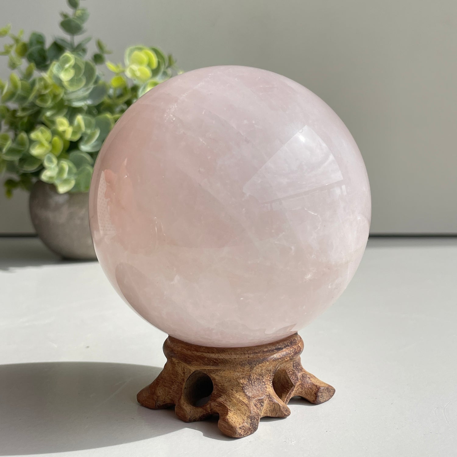 Rose Quartz Sphere 8.4cm