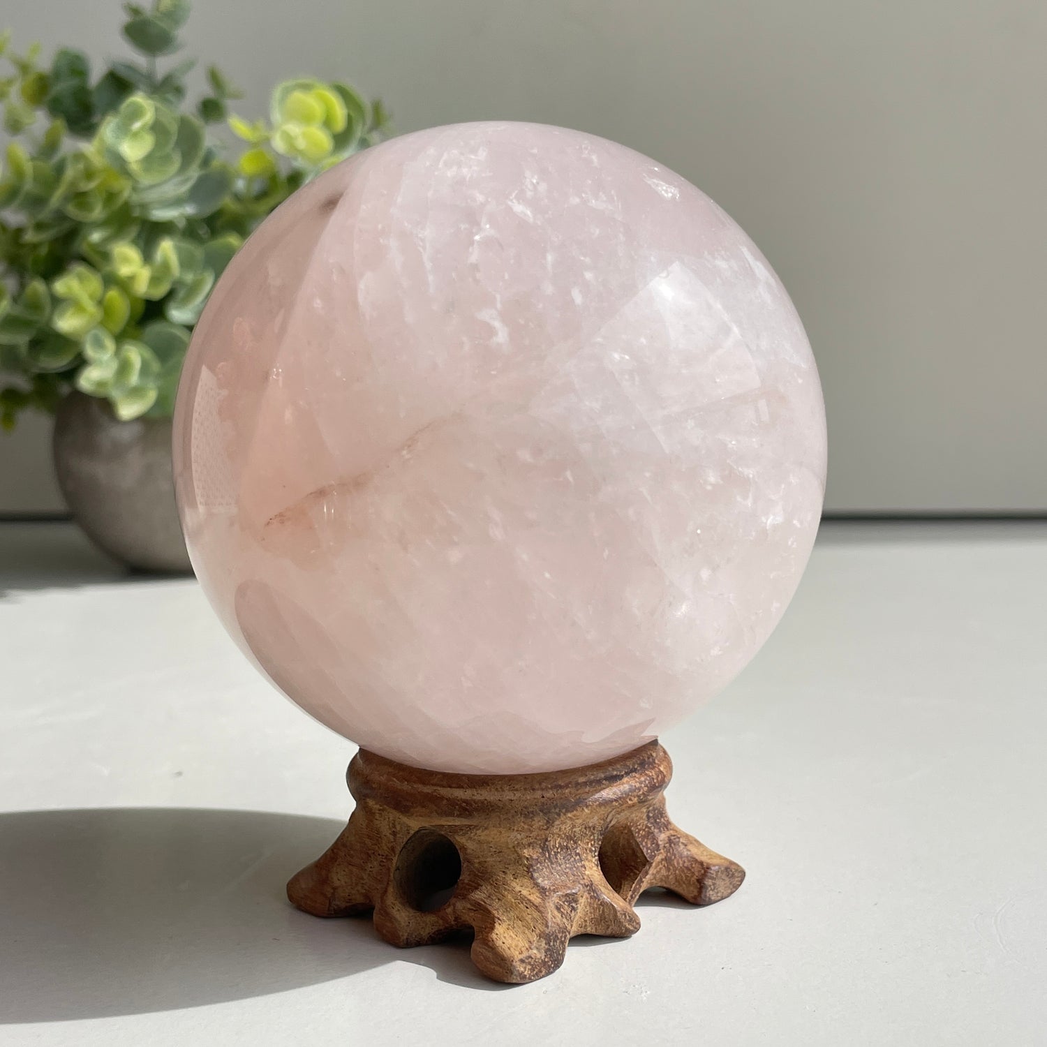 Rose Quartz Sphere 8.4cm