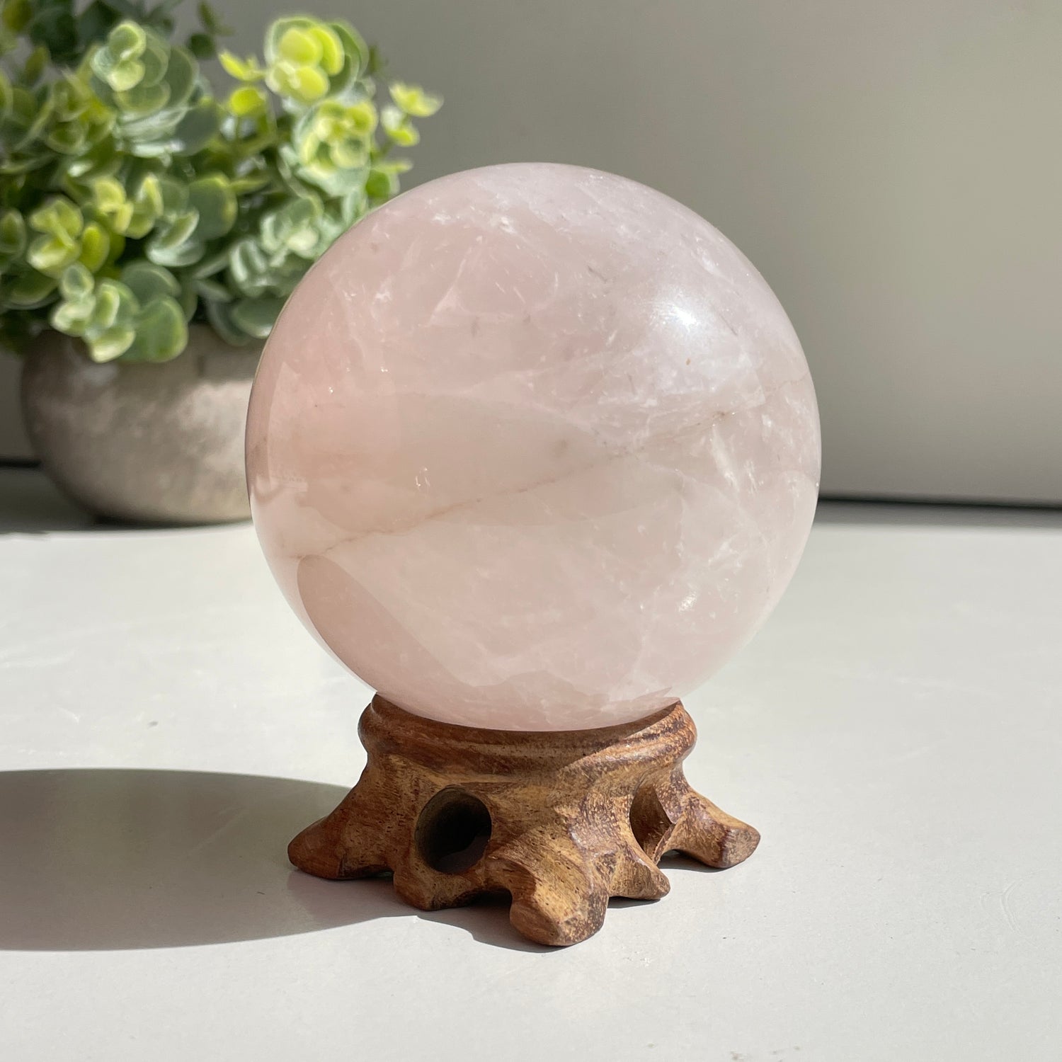 Rose Quartz Sphere 7.2cm