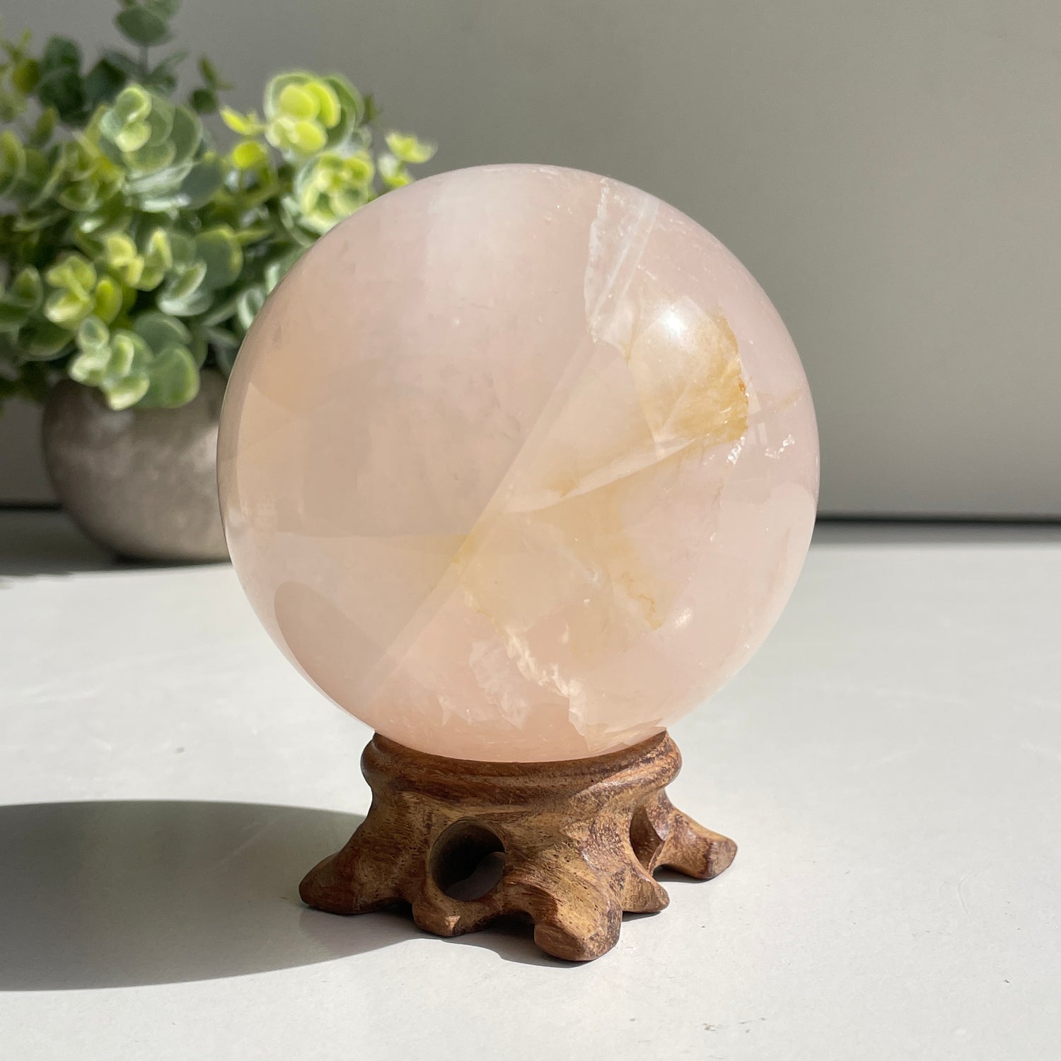 Rose Quartz Sphere 7.9cm