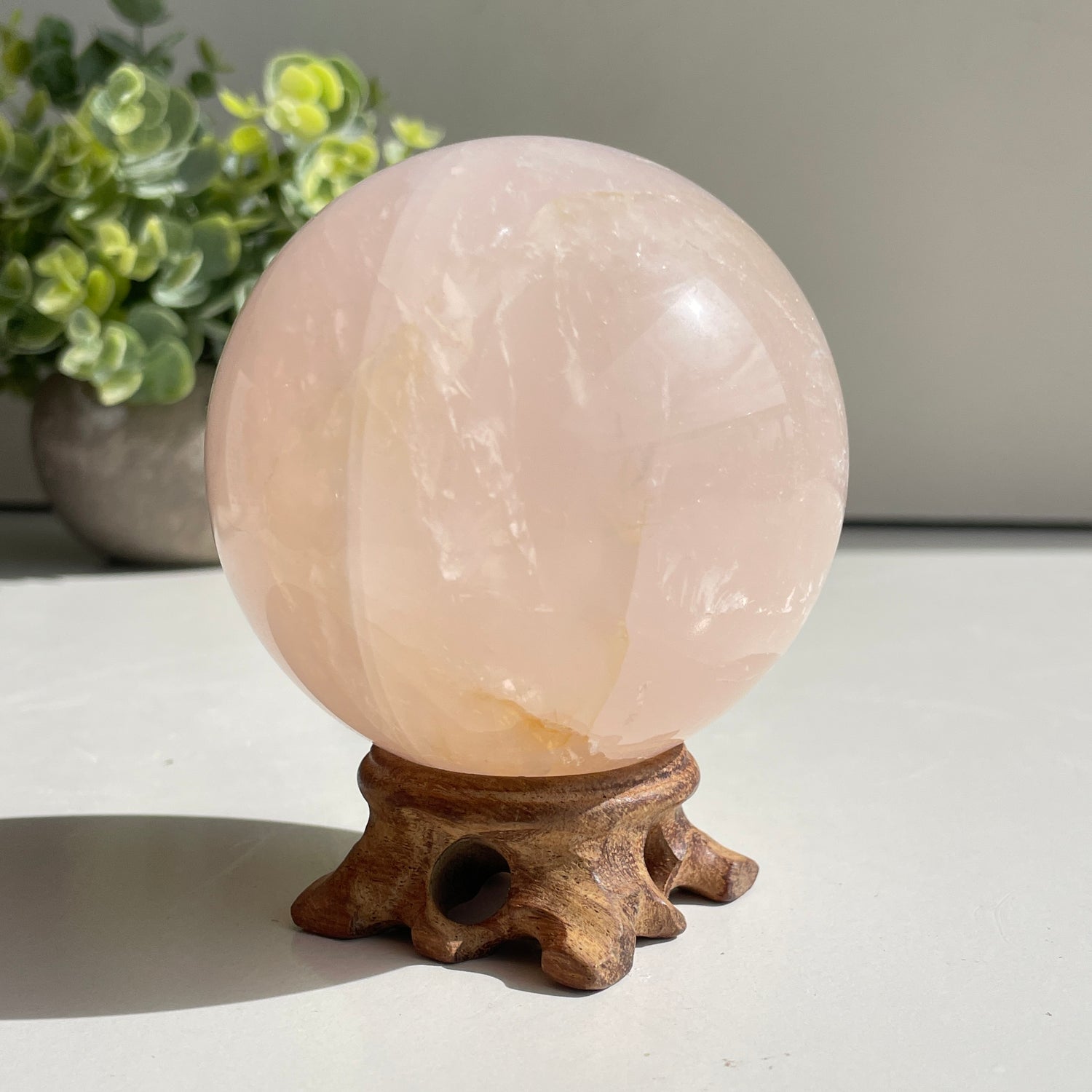 Rose Quartz Sphere 7.9cm