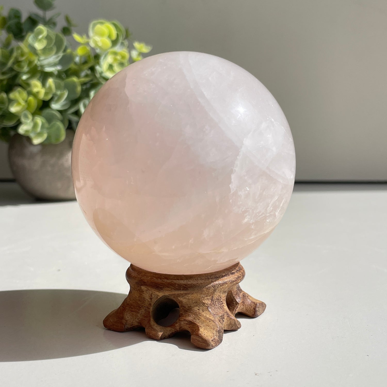 Rose Quartz Sphere 7.9cm