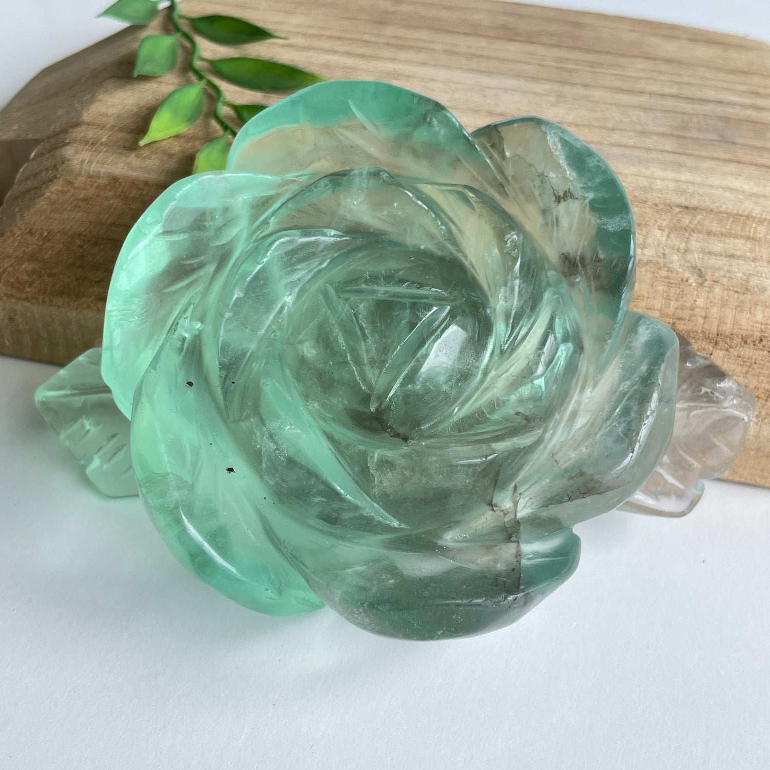 Fluorite Rose 12cm