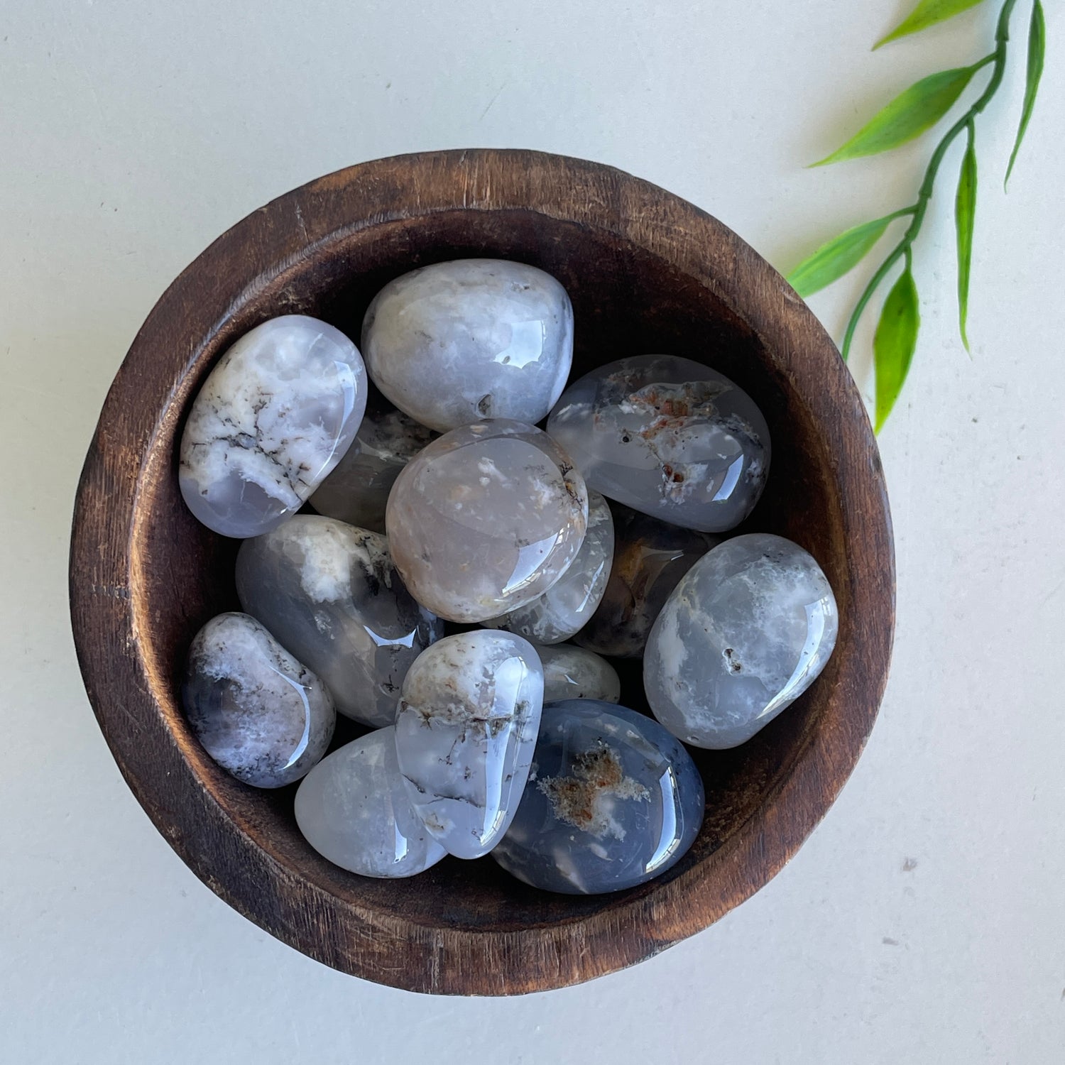 Dendritic Opal Tumbled