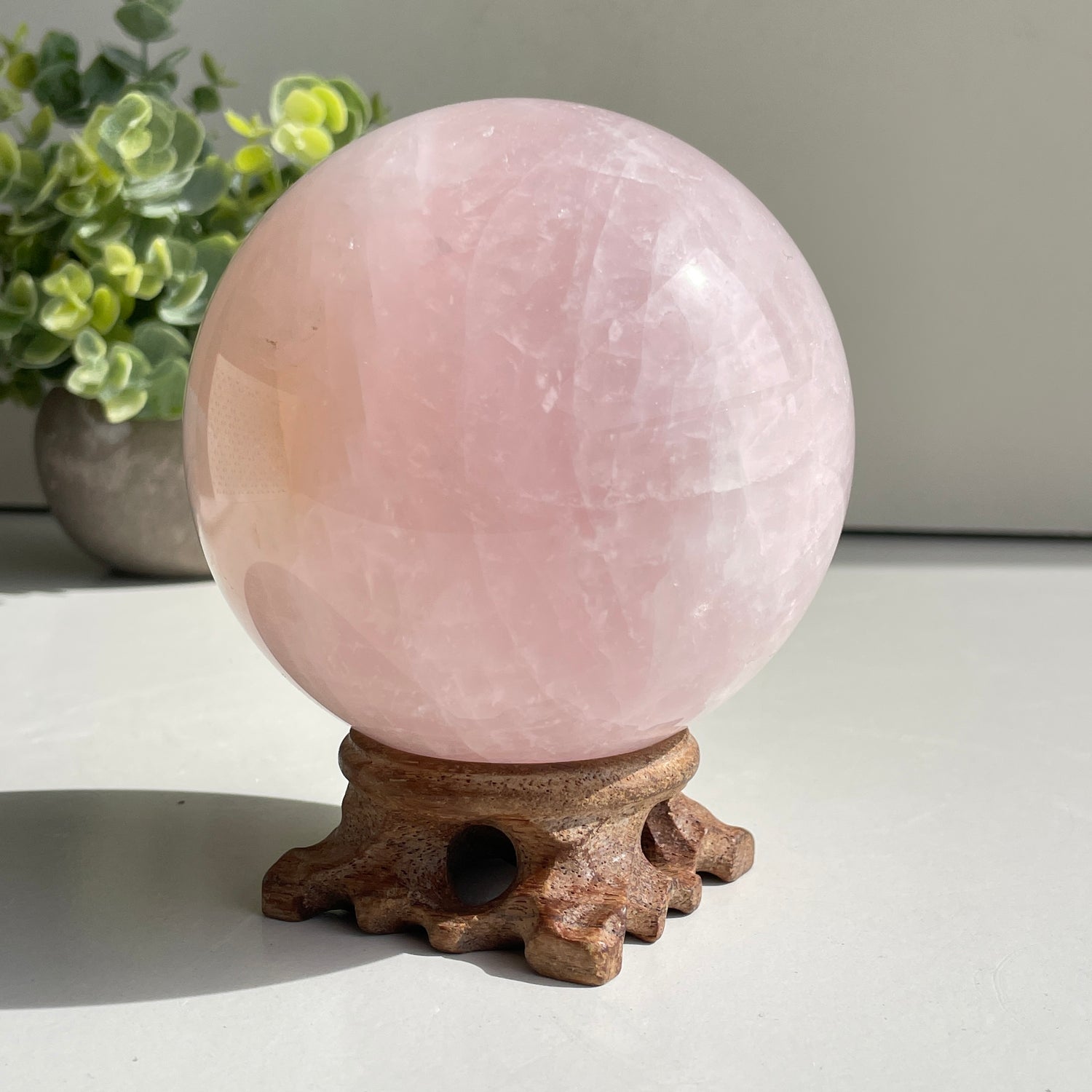 Rose Quartz Sphere 9.4cm
