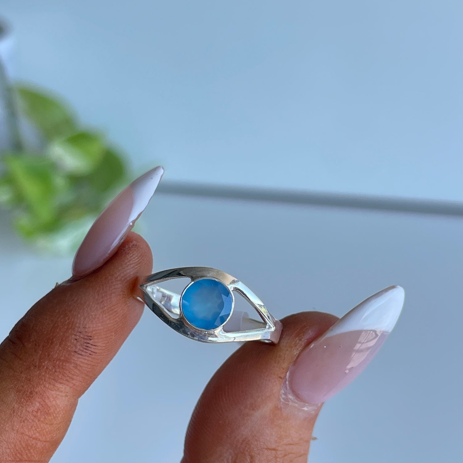 Chalcedony Round Ring R4035