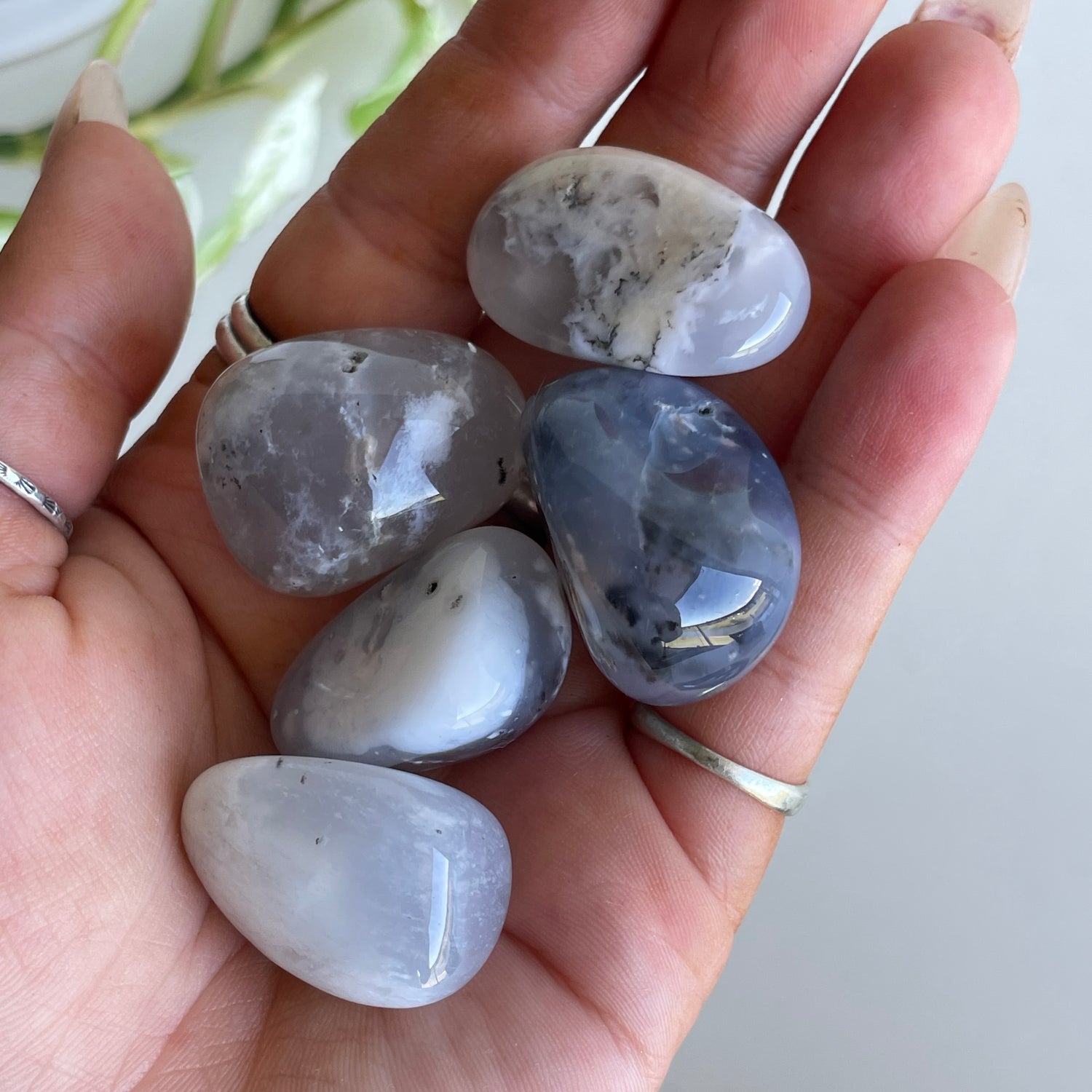 Dendritic Opal Tumbled