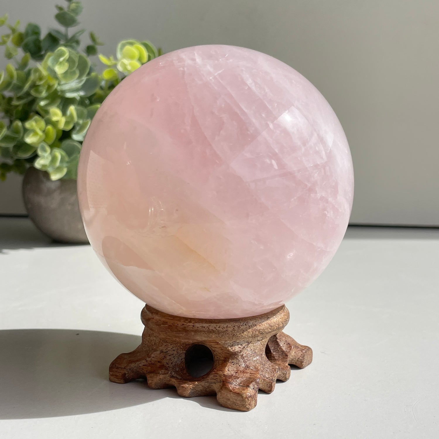 Rose Quartz Sphere 9.4cm