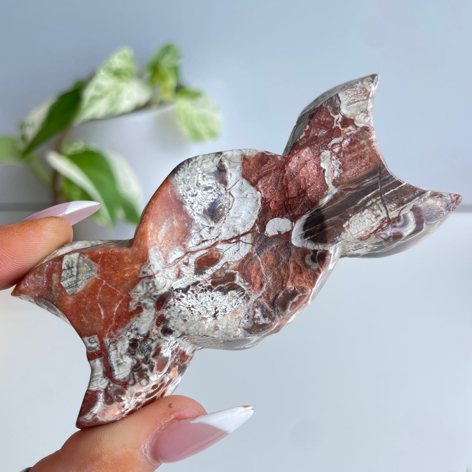 Money Agate Triple Moon Bowl