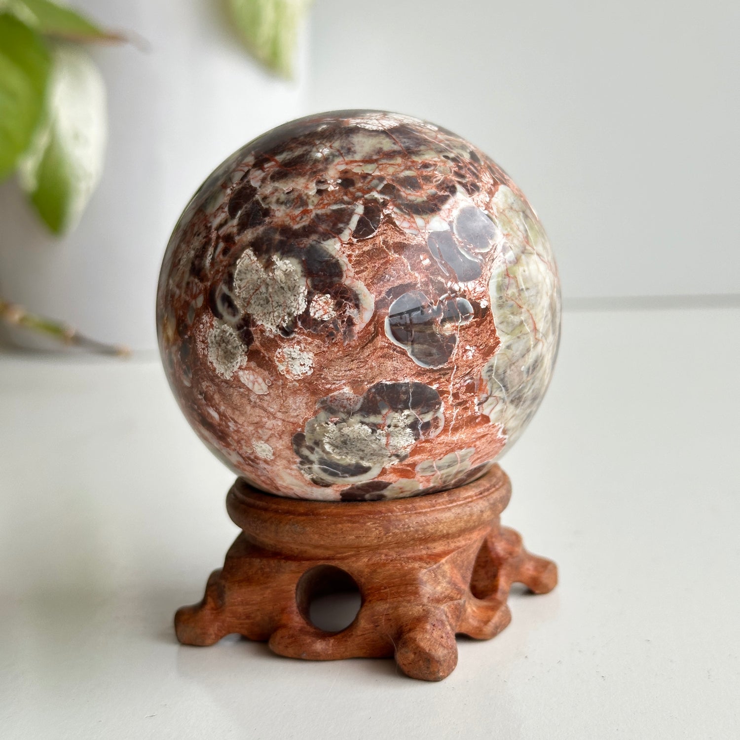 Money Agate Sphere 6.8cm