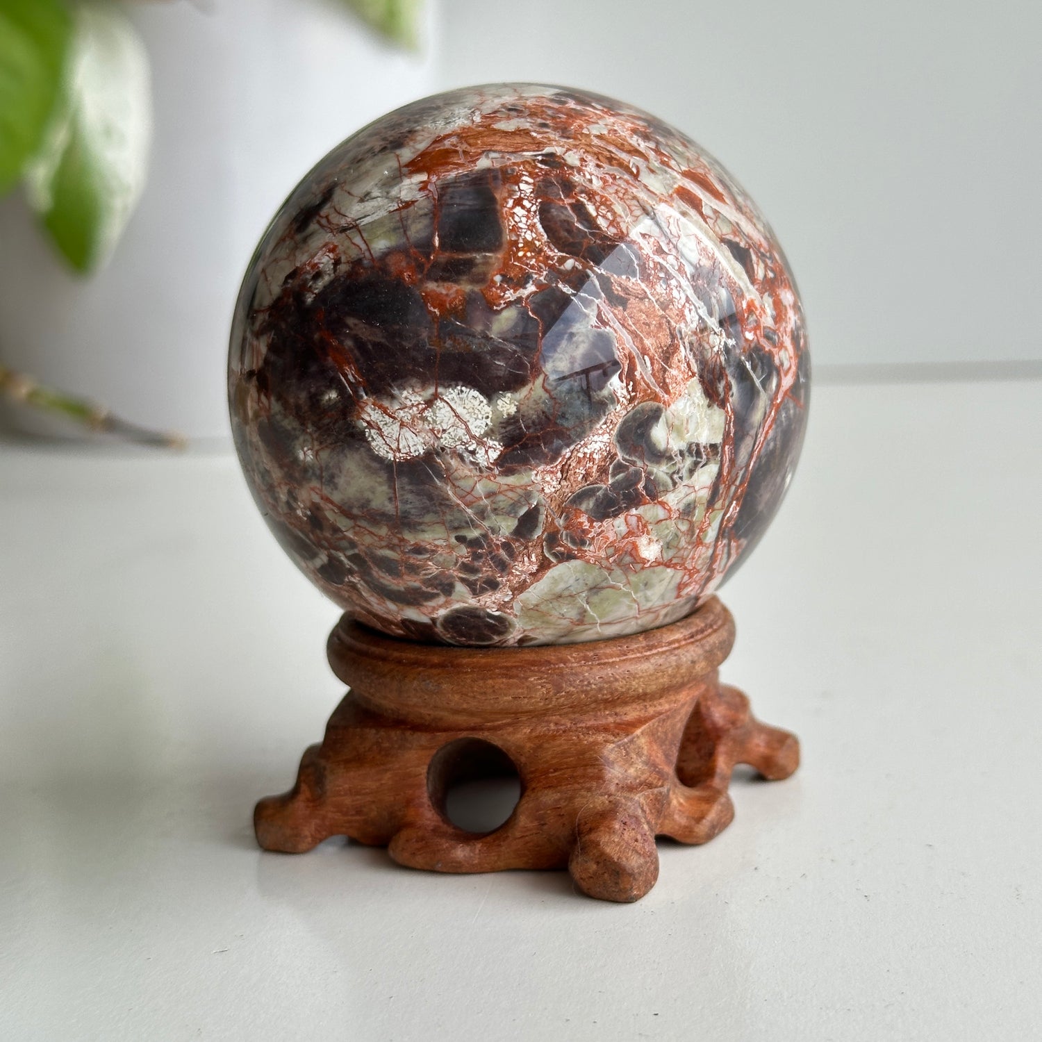 Money Agate Sphere 6.8cm