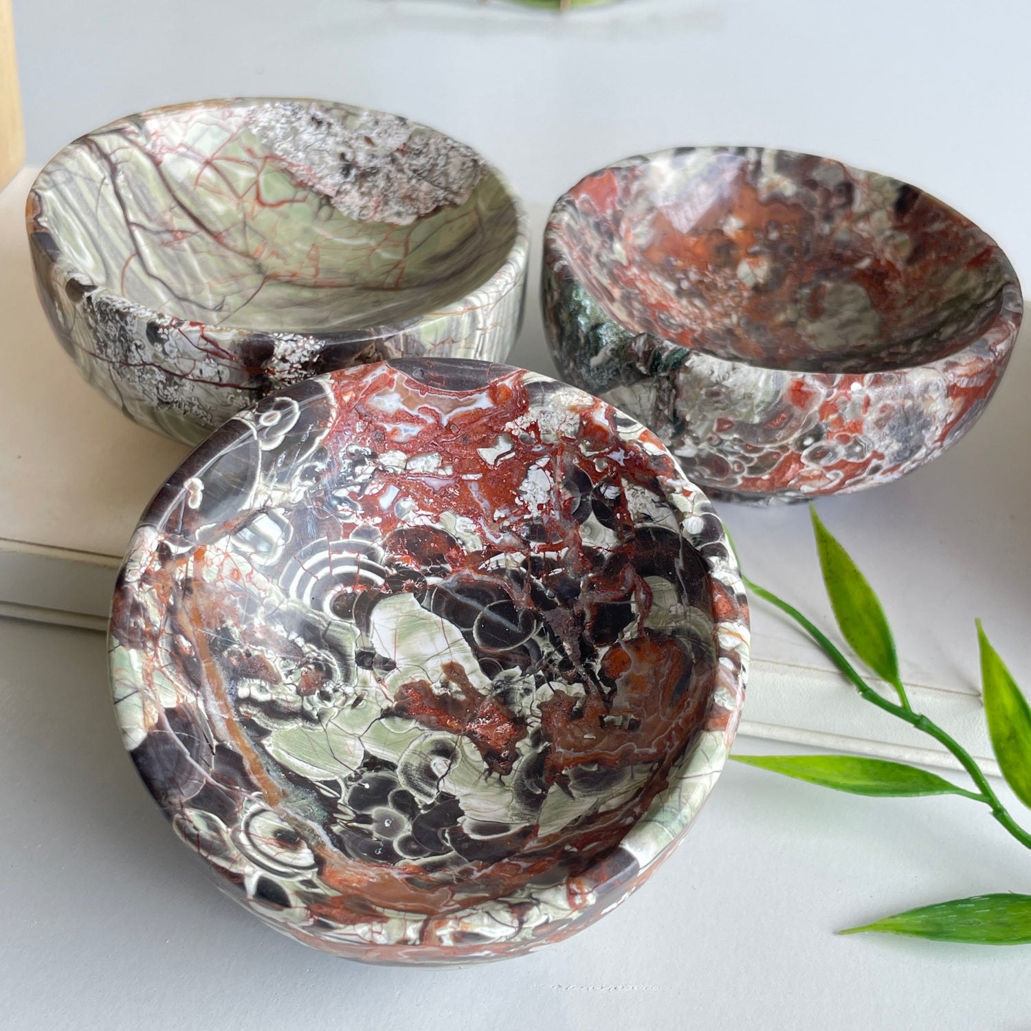 Money Agate Bowl