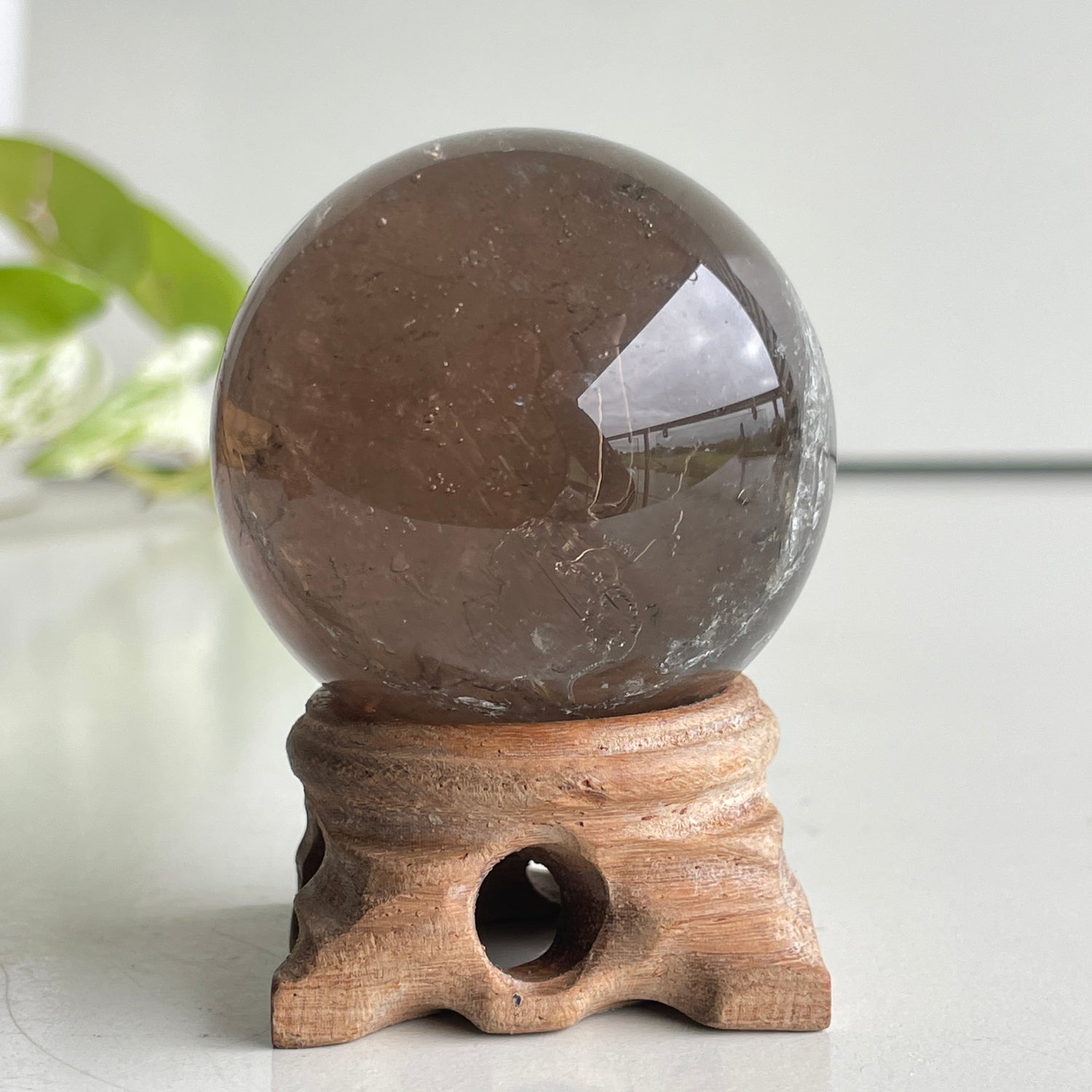 Smoky Quartz Sphere 5.1cm