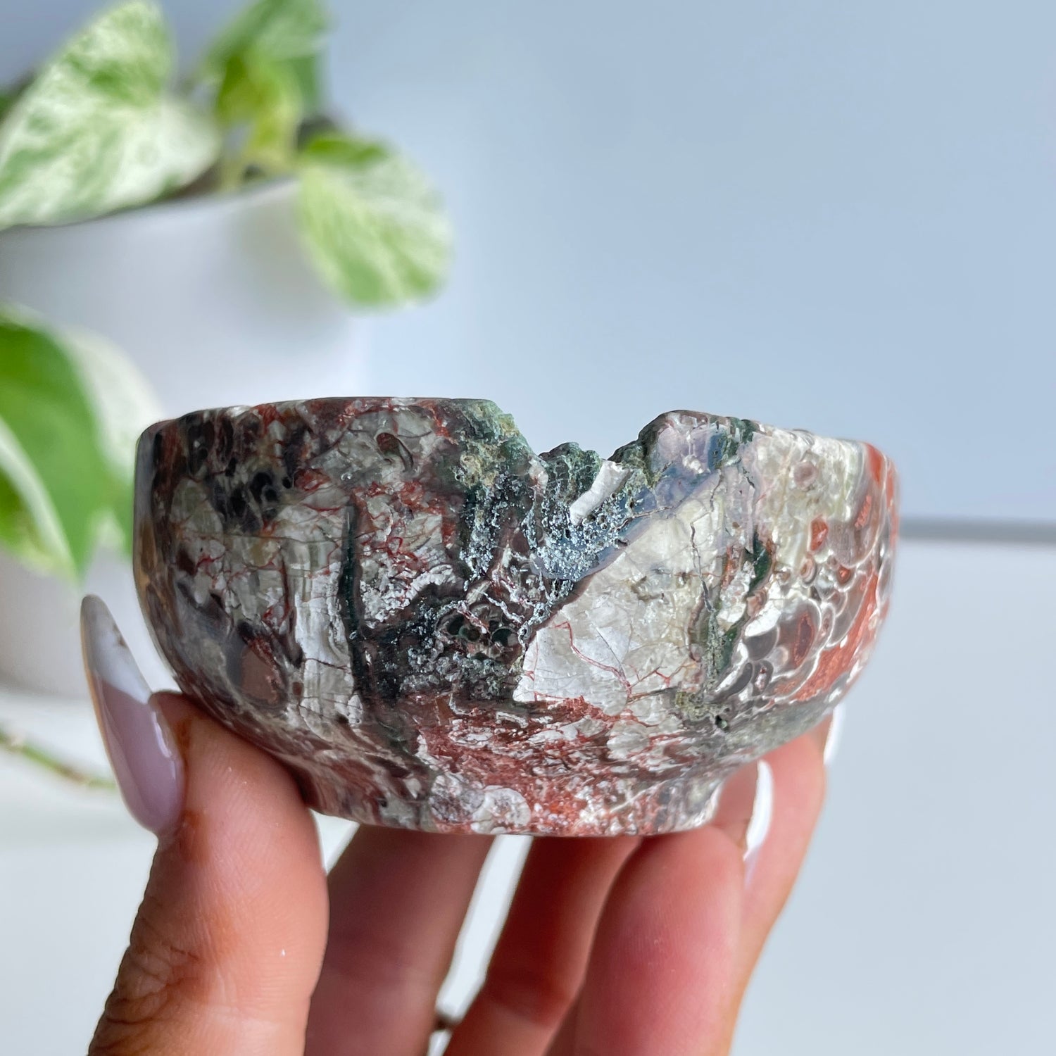 Money Agate Bowl