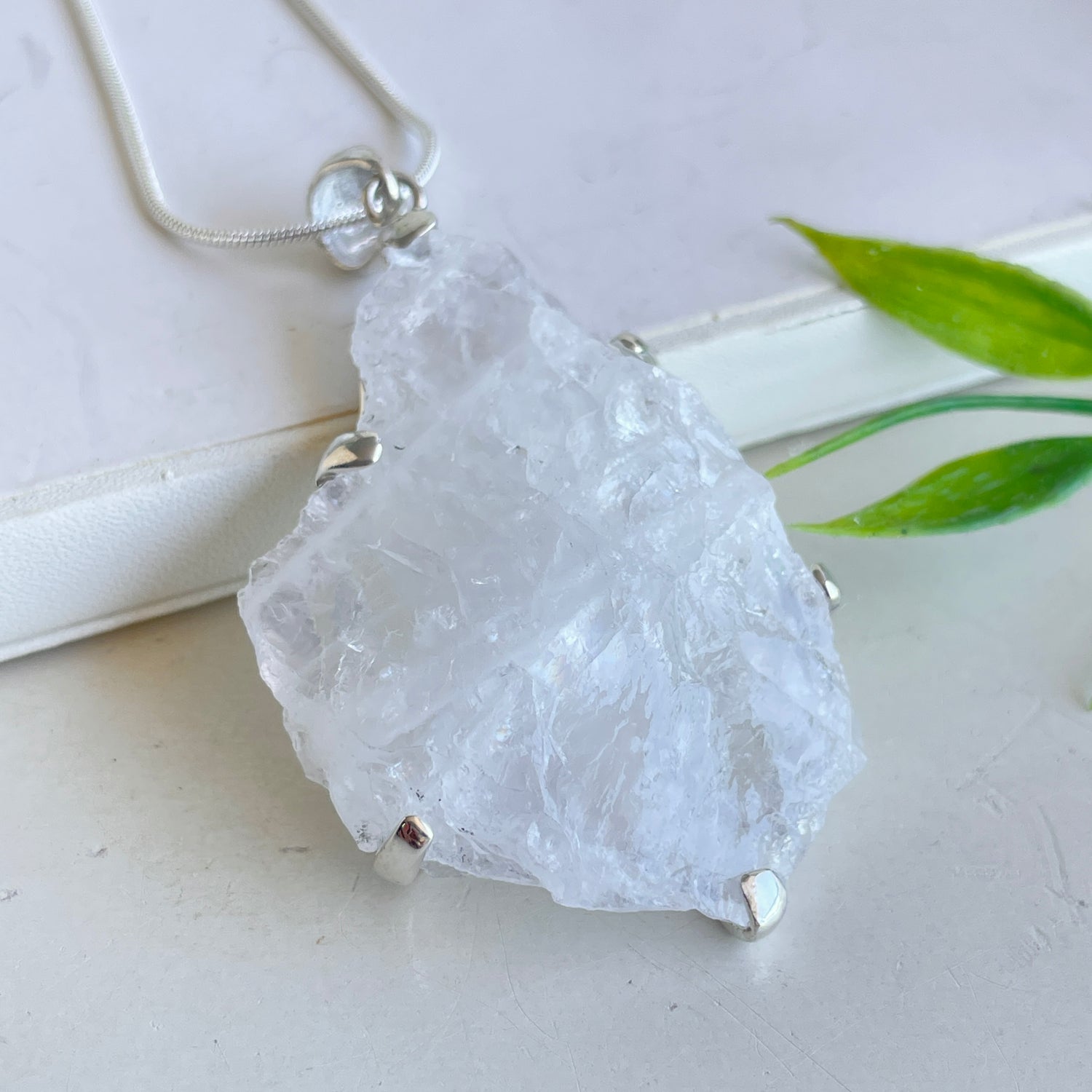 Australian Desert Ice Quartz Pendant