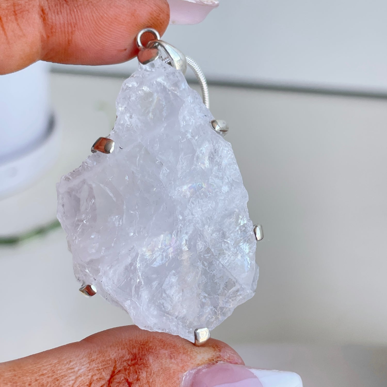 Australian Desert Ice Quartz Pendant