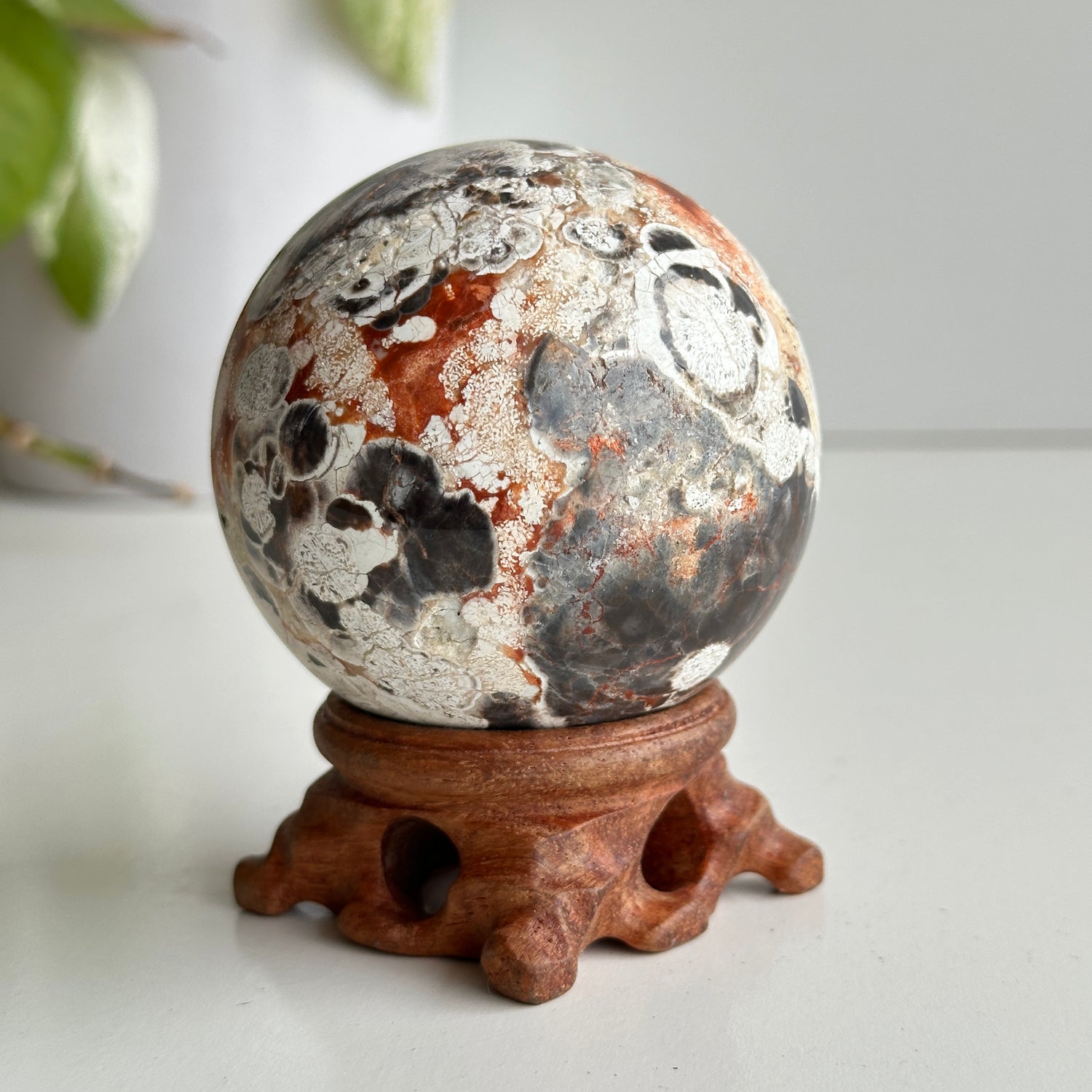 Money Agate Sphere 6.9cm