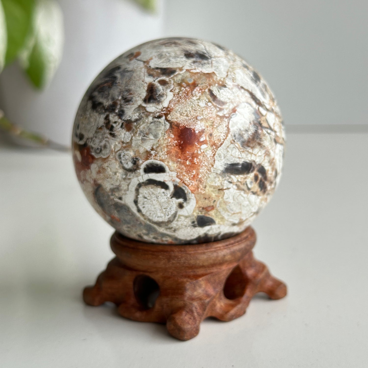 Money Agate Sphere 6.9cm