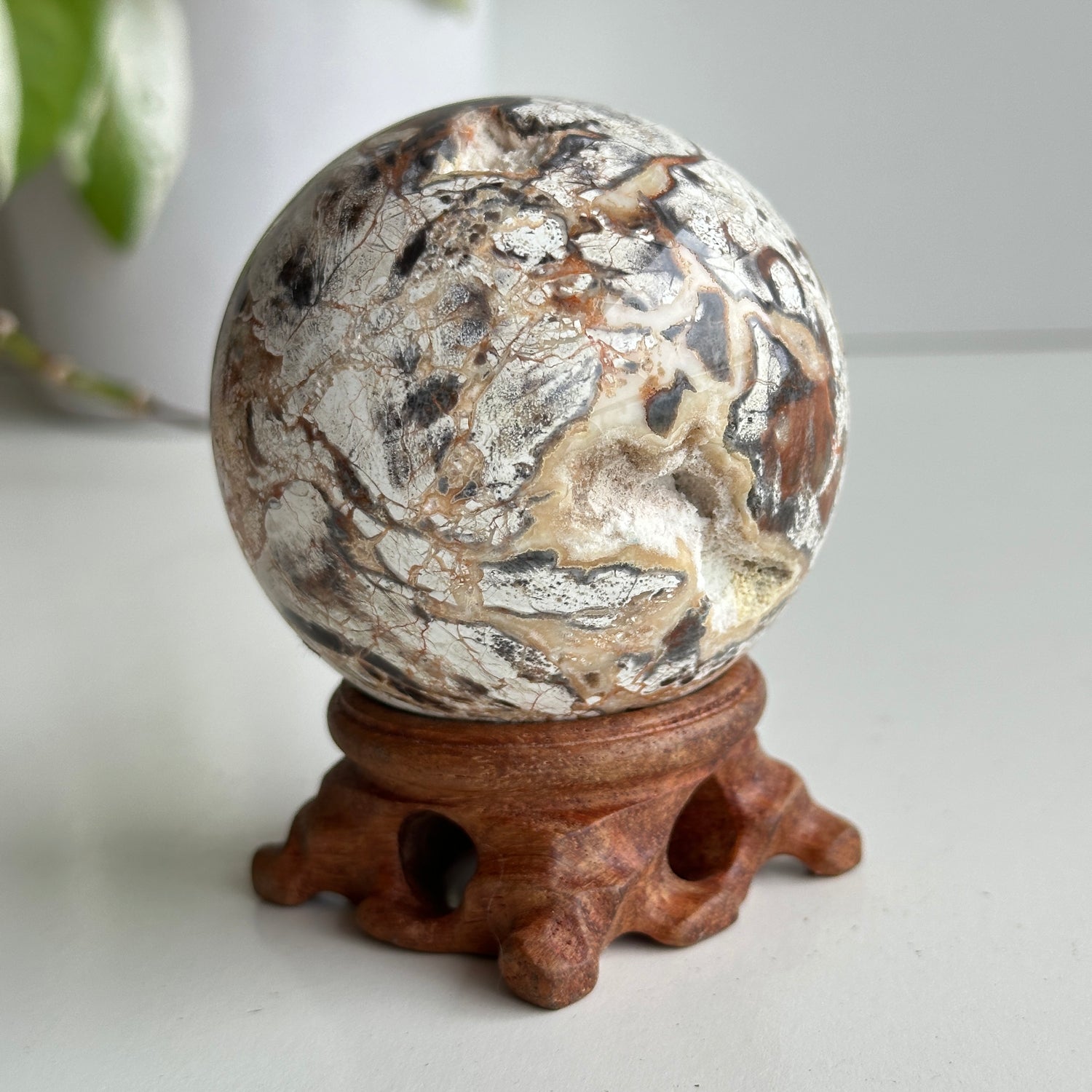 Money Agate Sphere 6.9cm