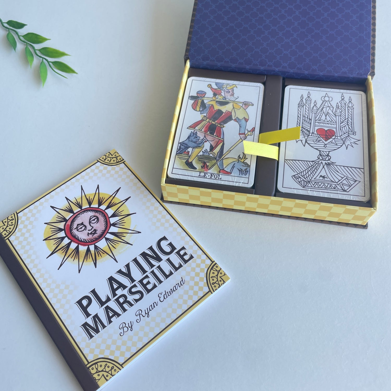 Playing Marseille Tarot Cards