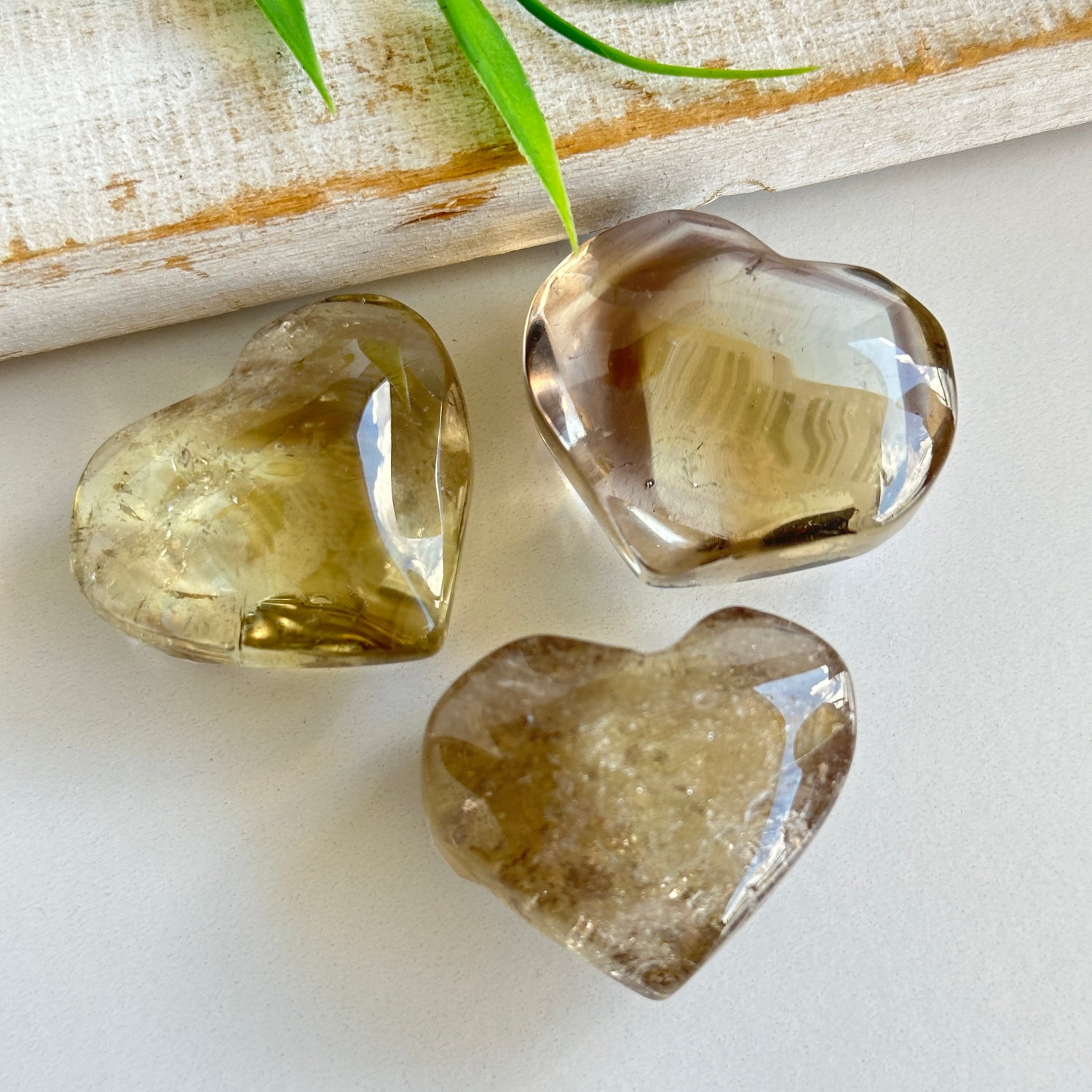 Smoky Citrine Heart Small