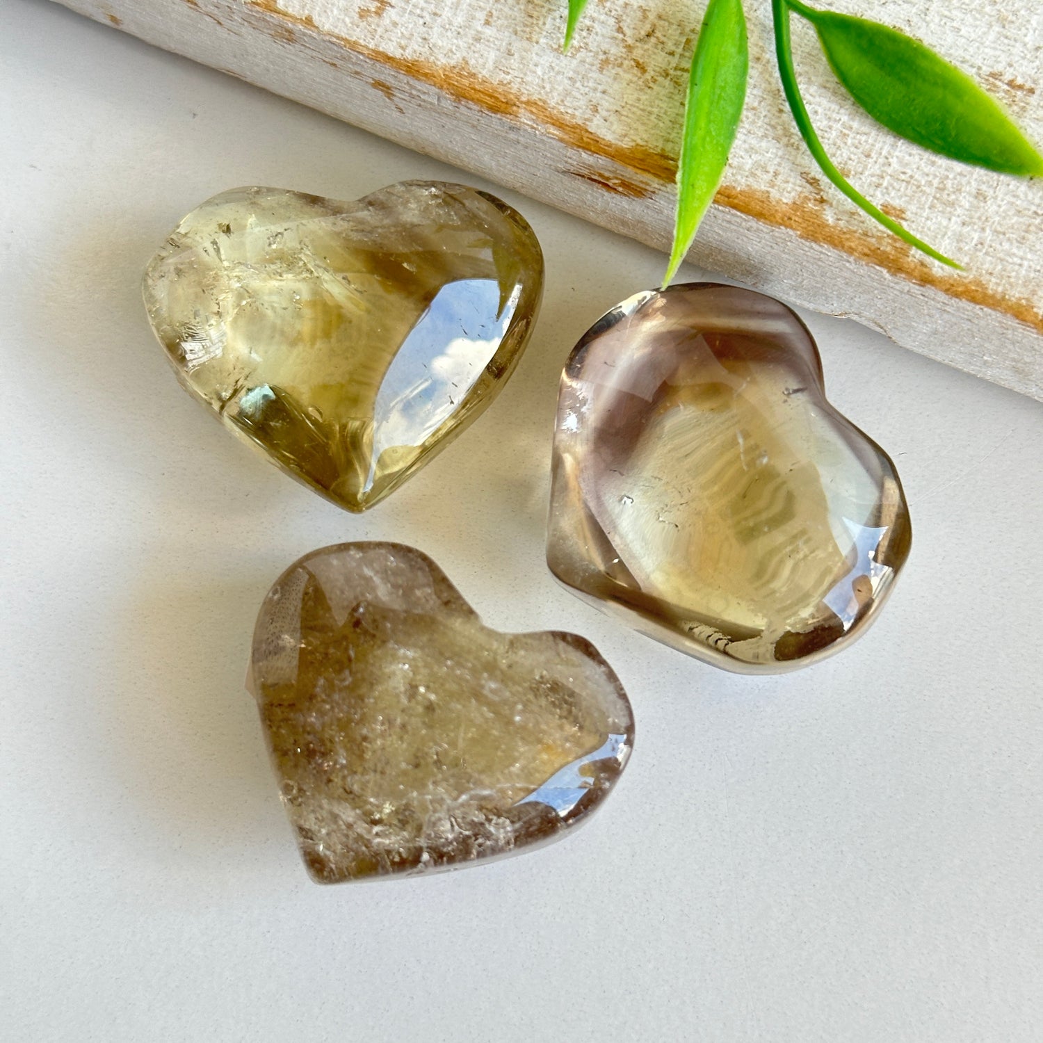 Smoky Citrine Heart Small