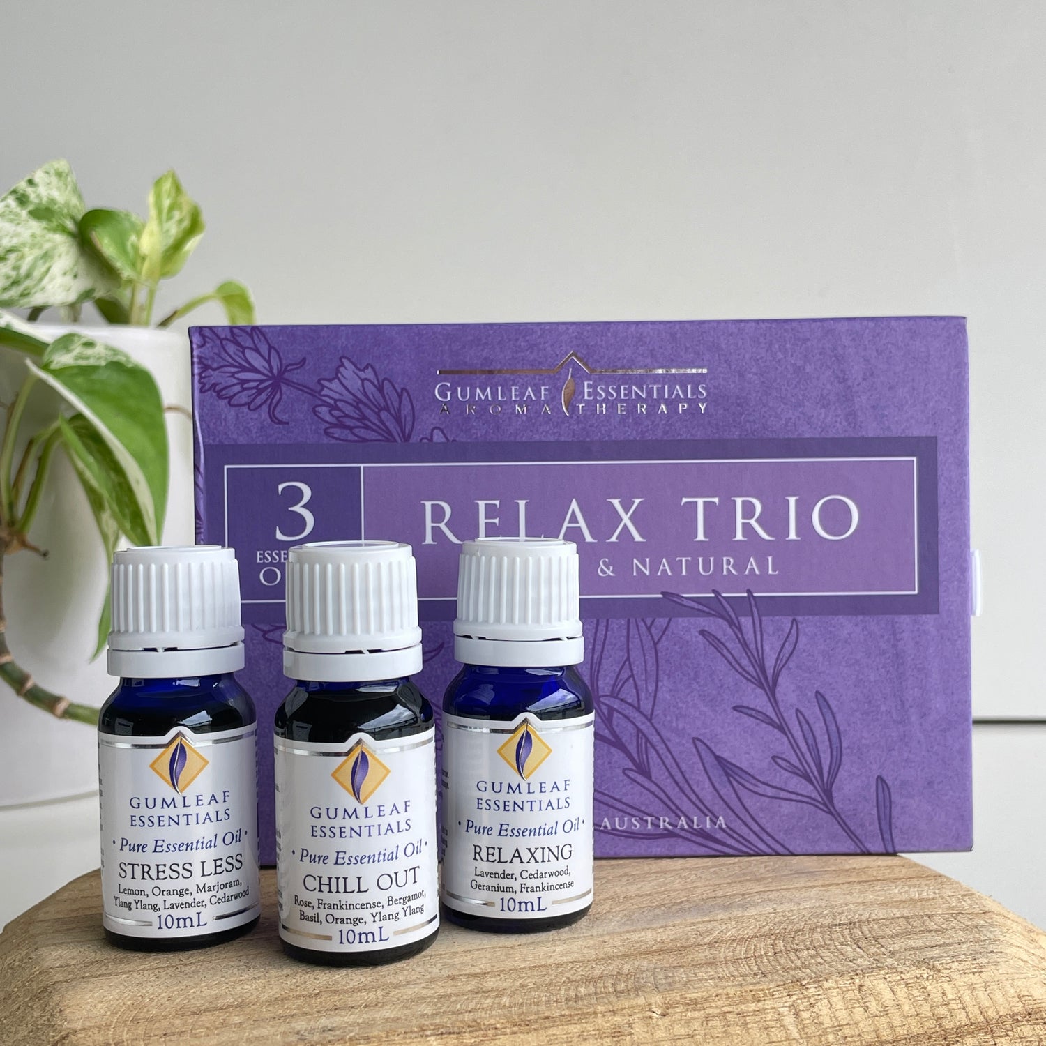Gumleaf Relax Trio Essential Oil Set