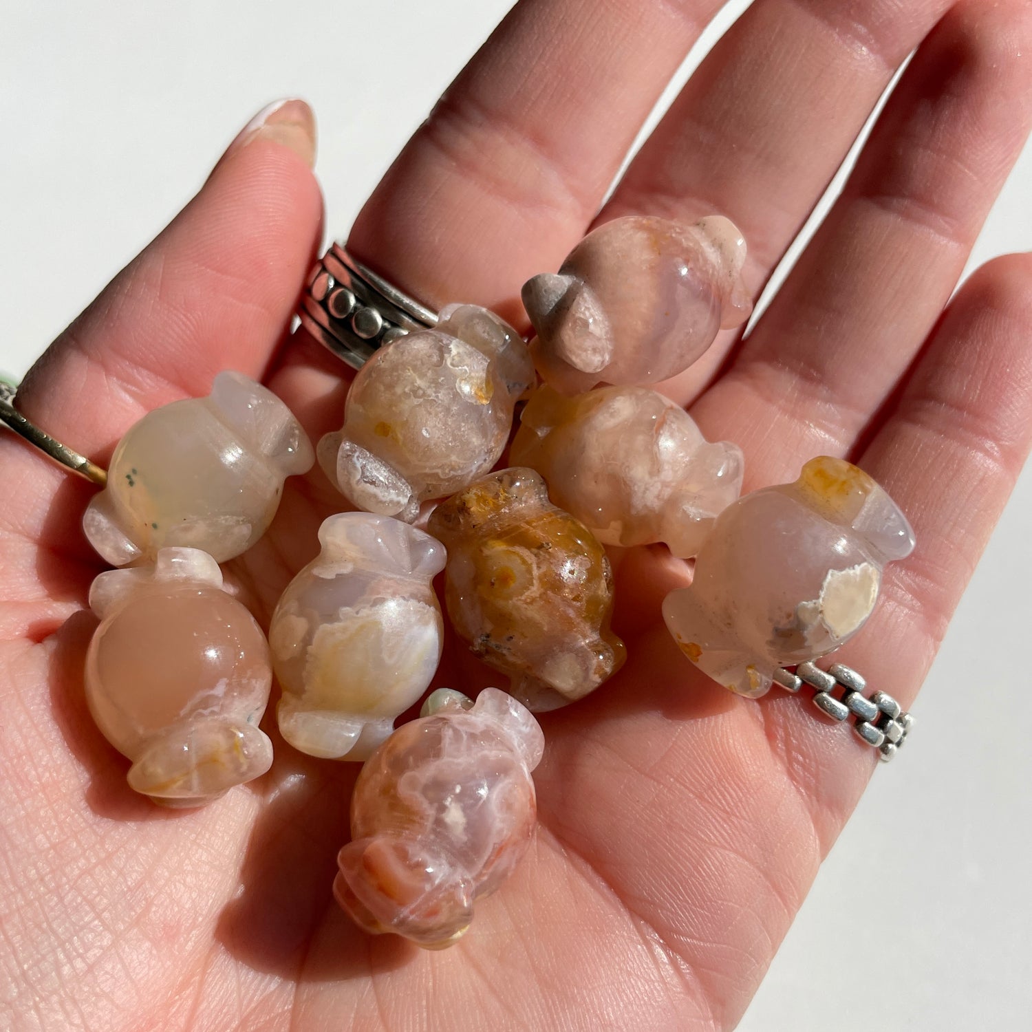 Flower Agate Lolly