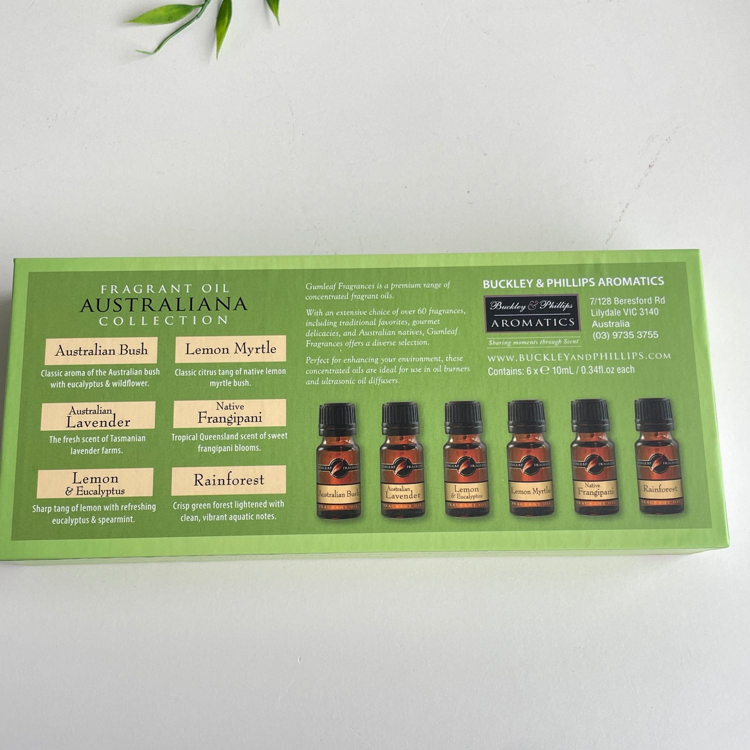 Gumleaf Fragrant Oil Australian Collection