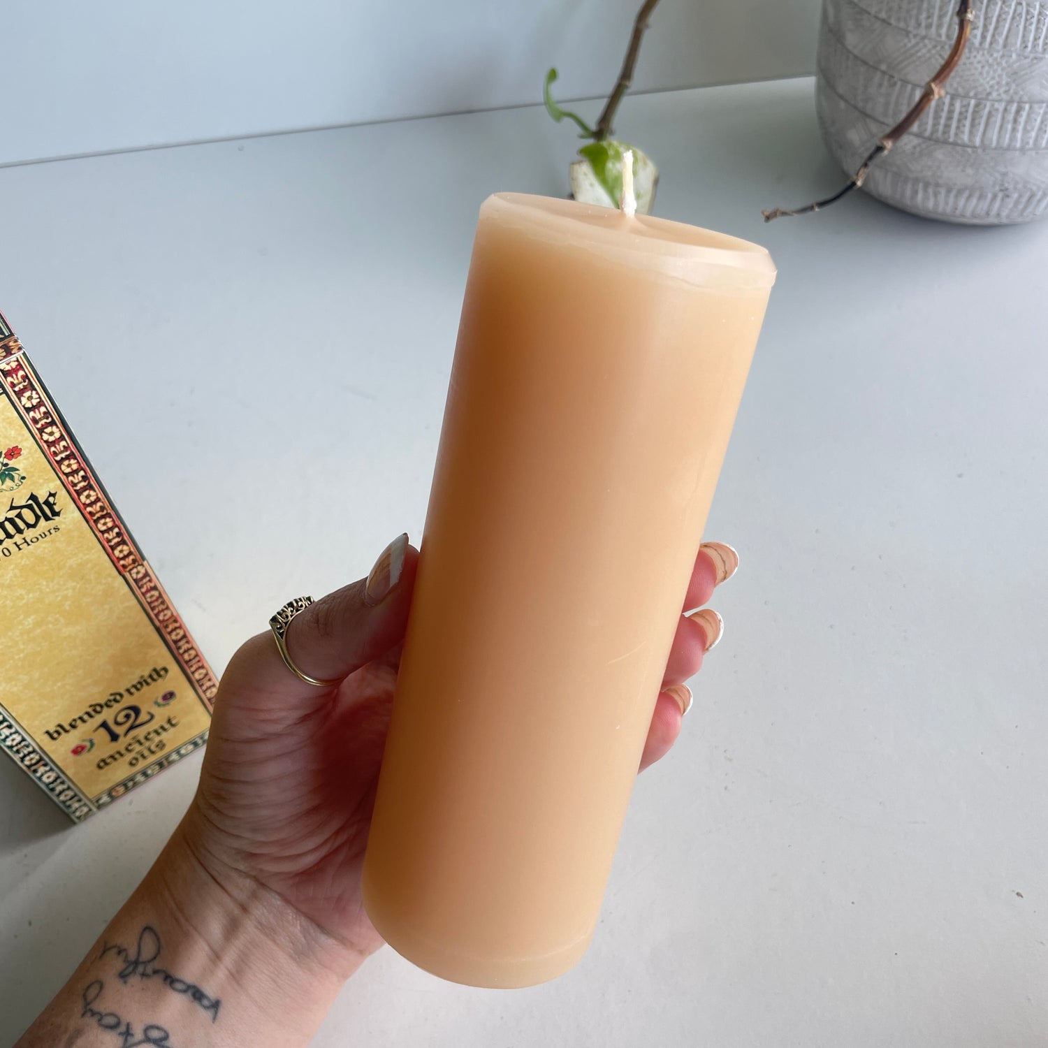 Meditation Brand Candle Tall 70hrs