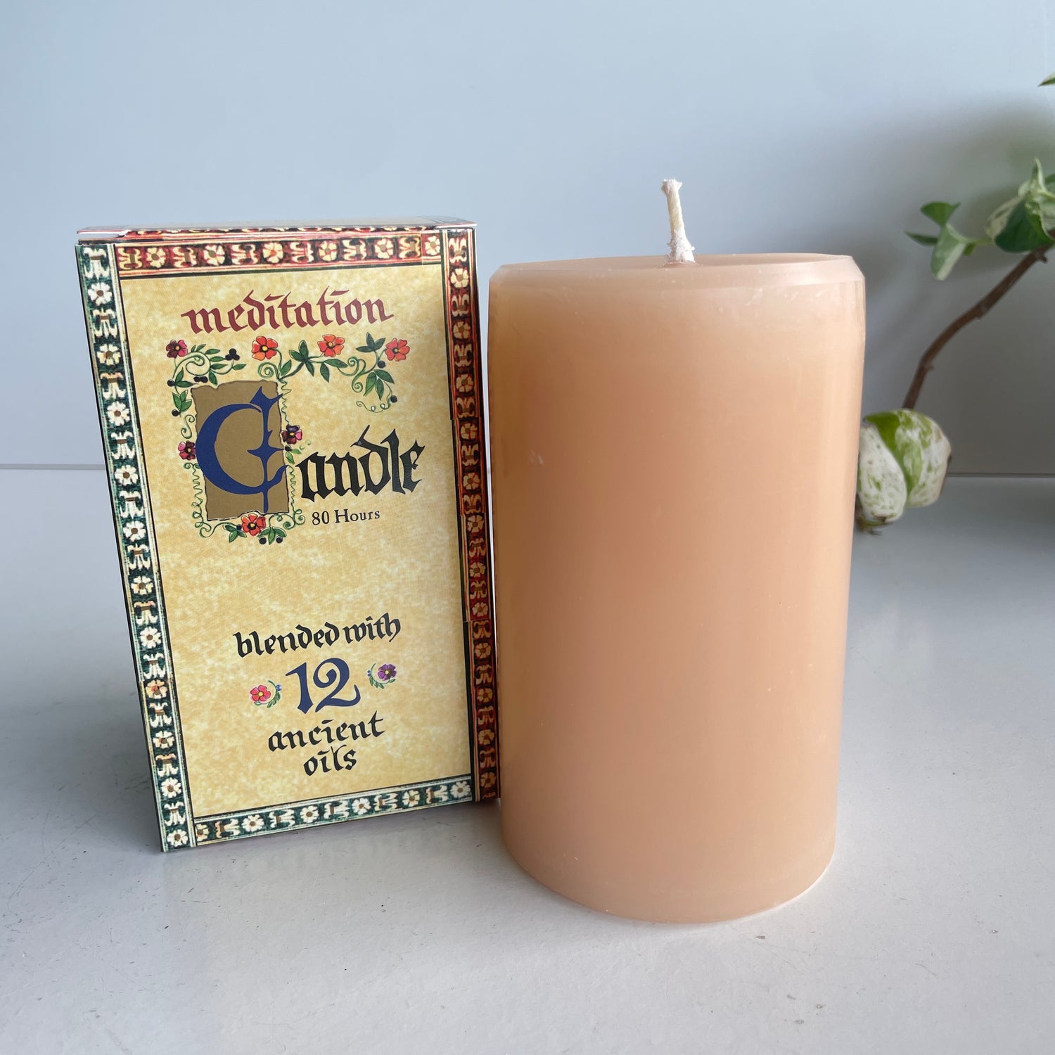 Meditation Brand Candle Wide 80hrs