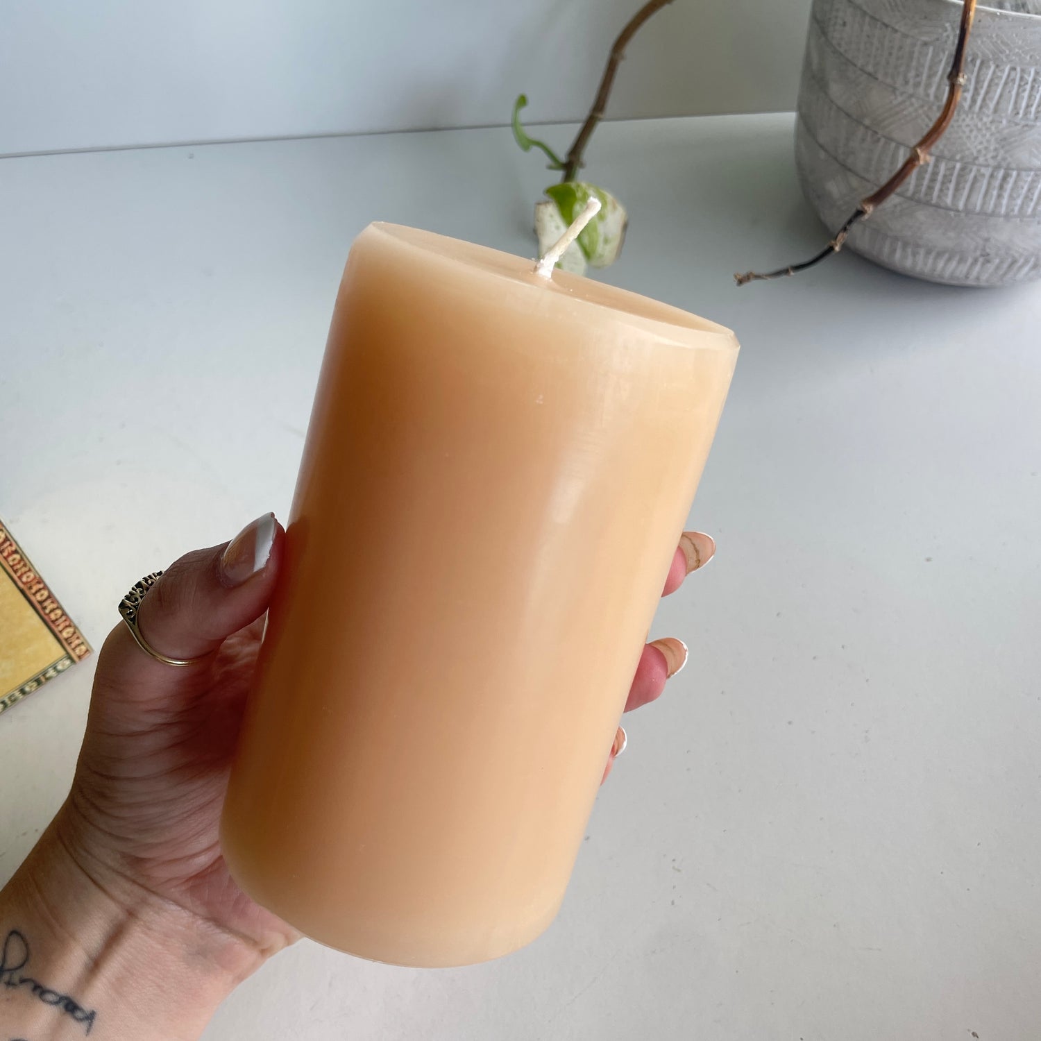 Meditation Brand Candle Wide 80hrs