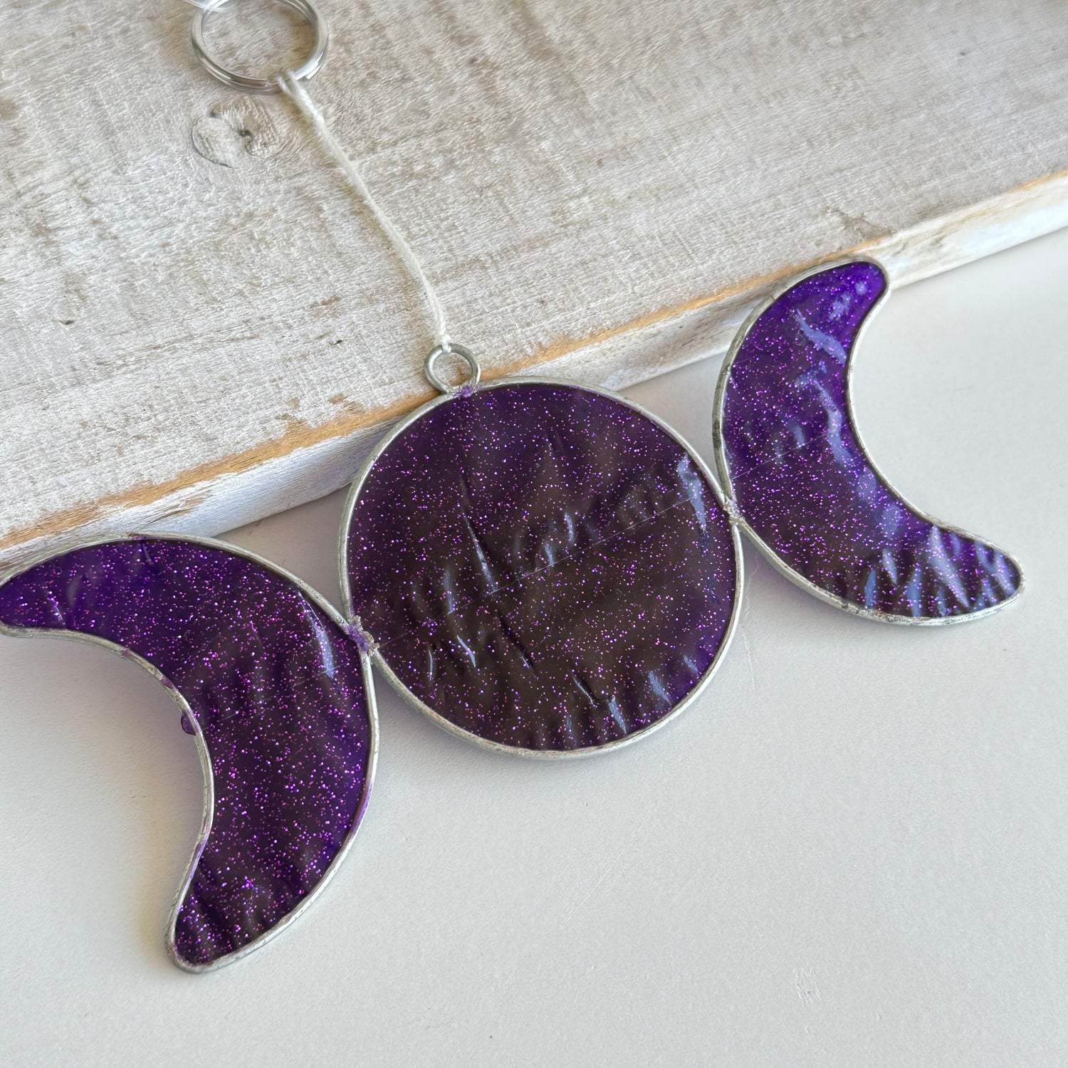 Purple Triple Moon Suncatcher SC21131