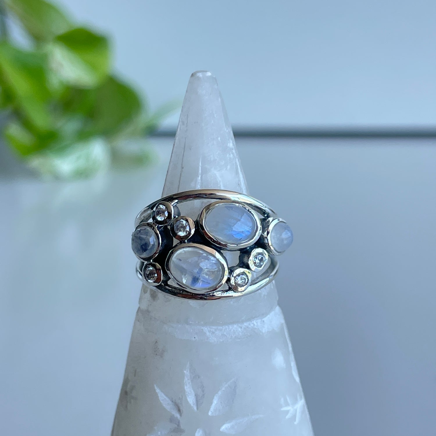 Moonstone Multi Stone Ring R3878