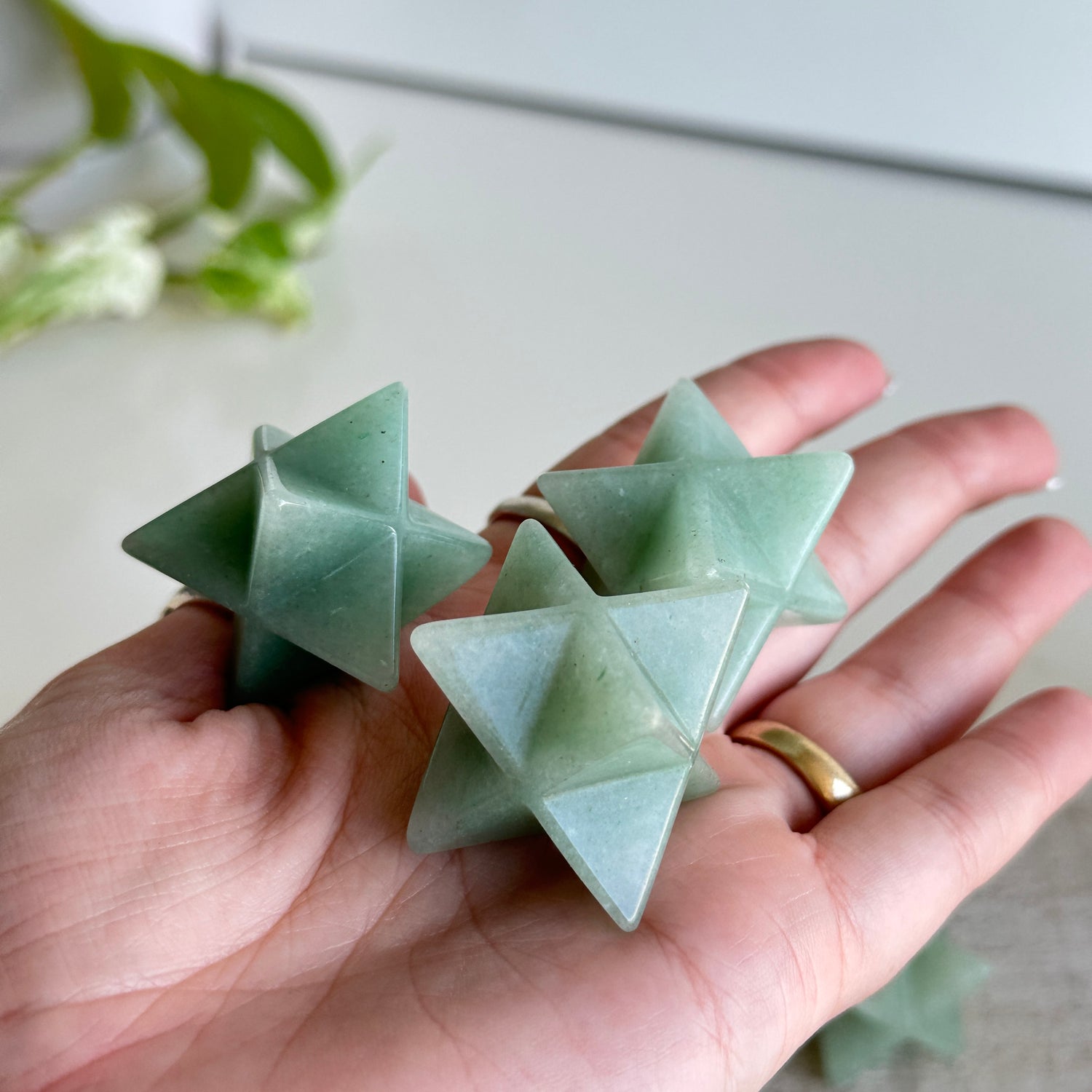 Green Aventurine Merkaba 2.5cm