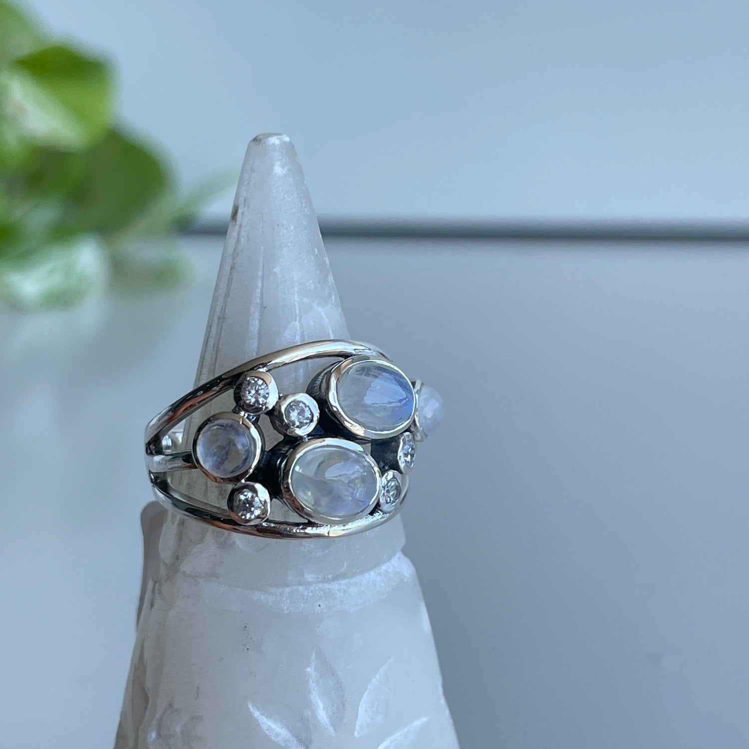 Moonstone Multi Stone Ring R3878