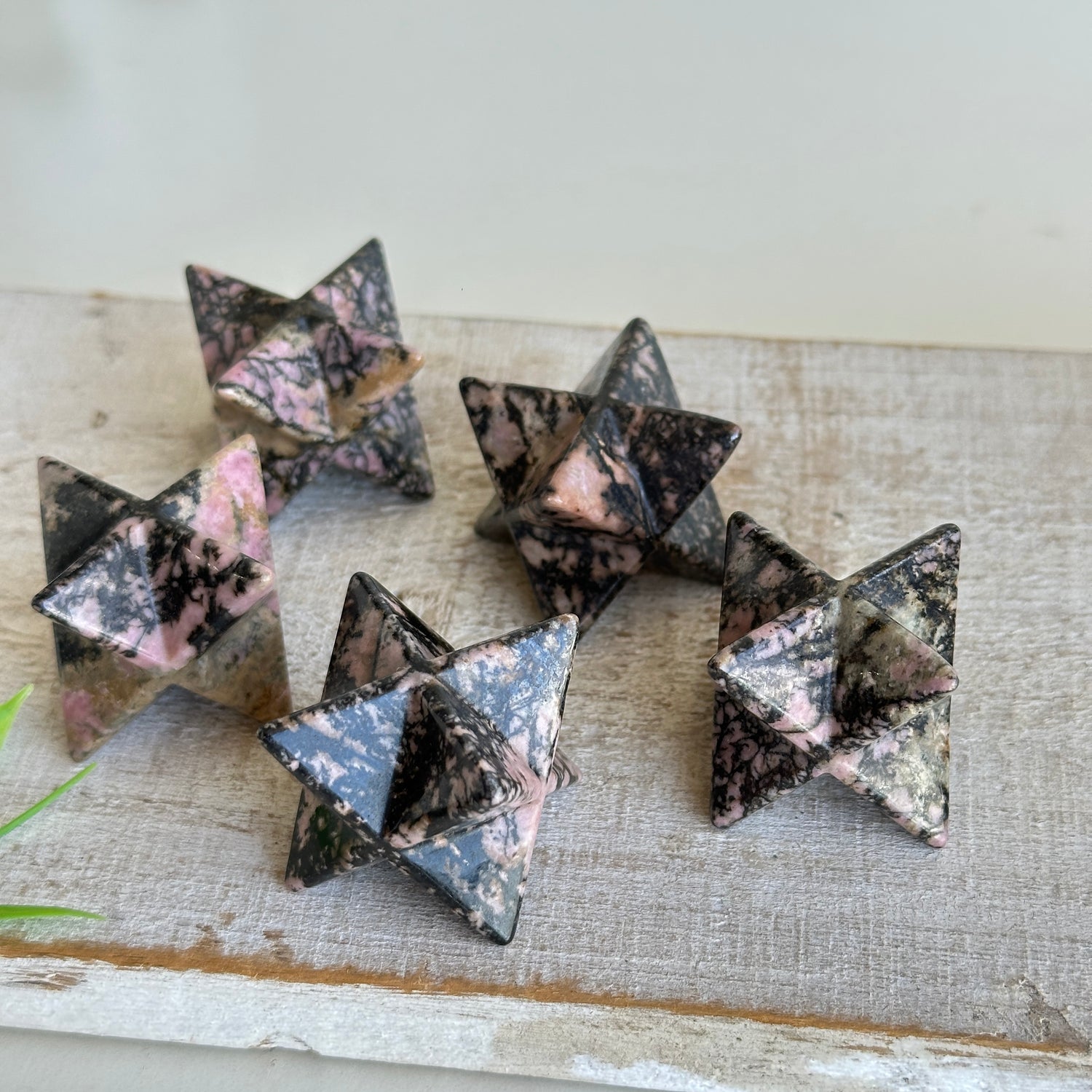 Rhodonite Merkaba 2.5cm