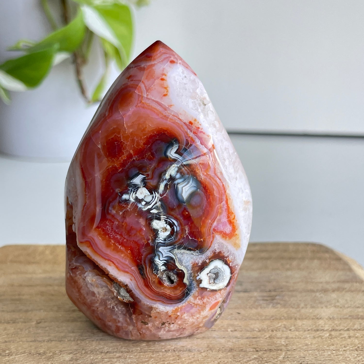 Carnelian Flame 8.3cm