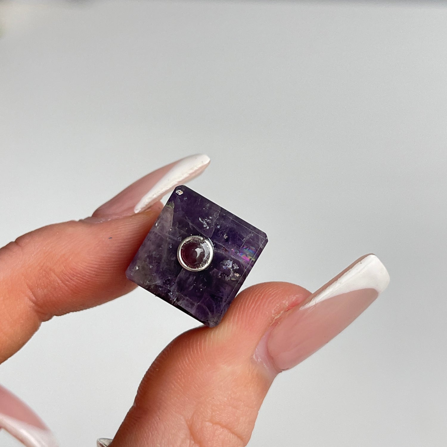 Sacred Geometry Amethyst Set With Chakras