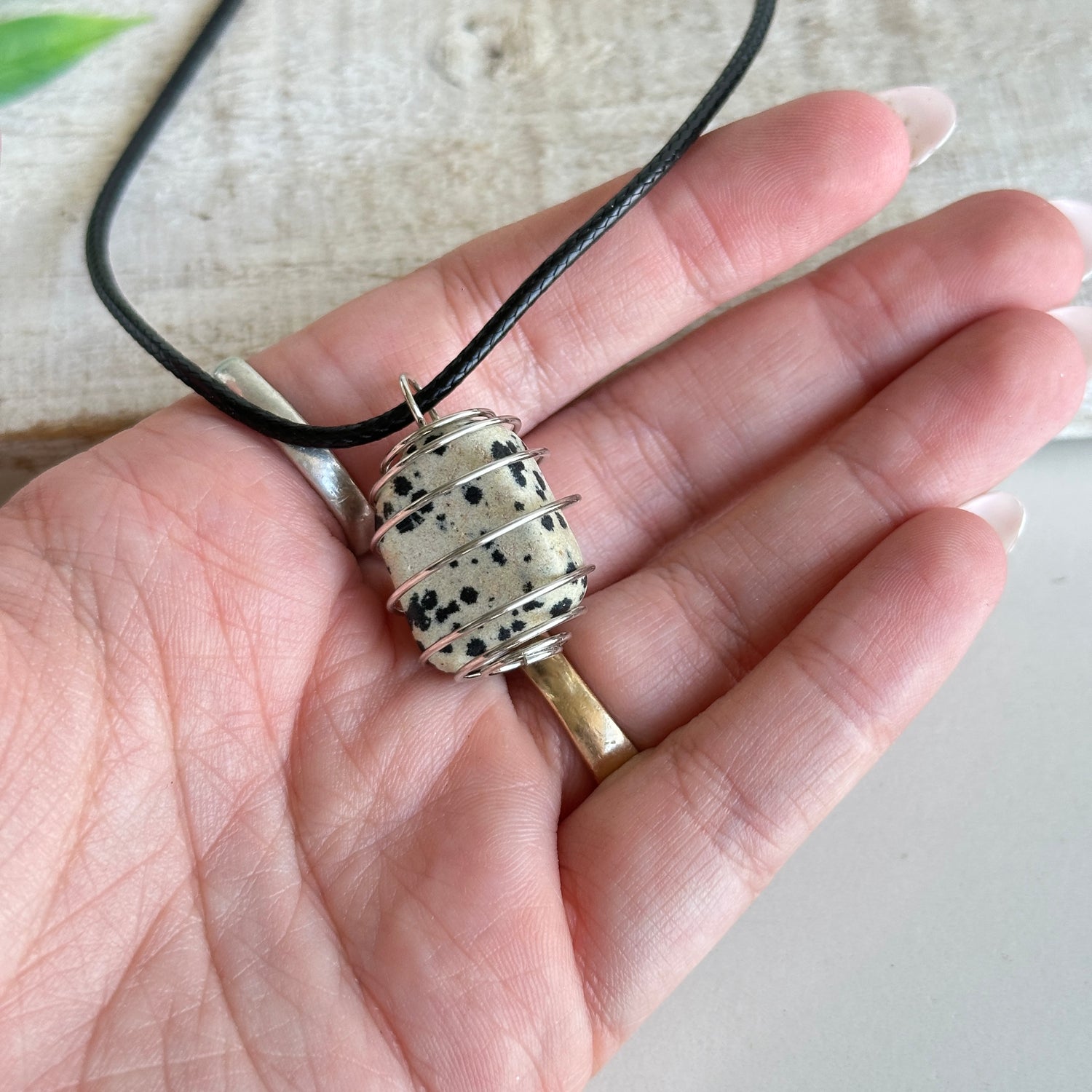 Spiral Cage Necklace Silver