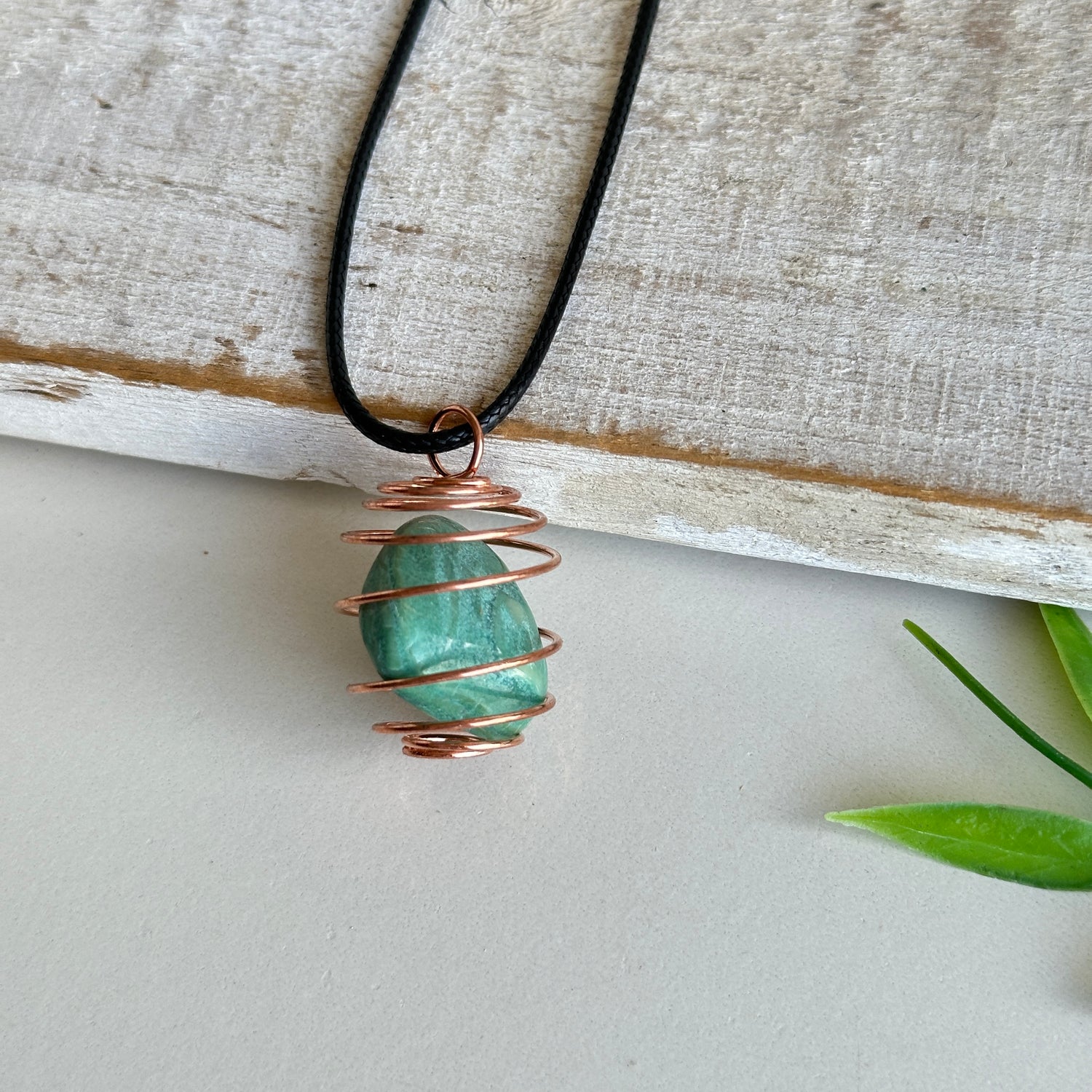 Spiral Necklace Rose Gold