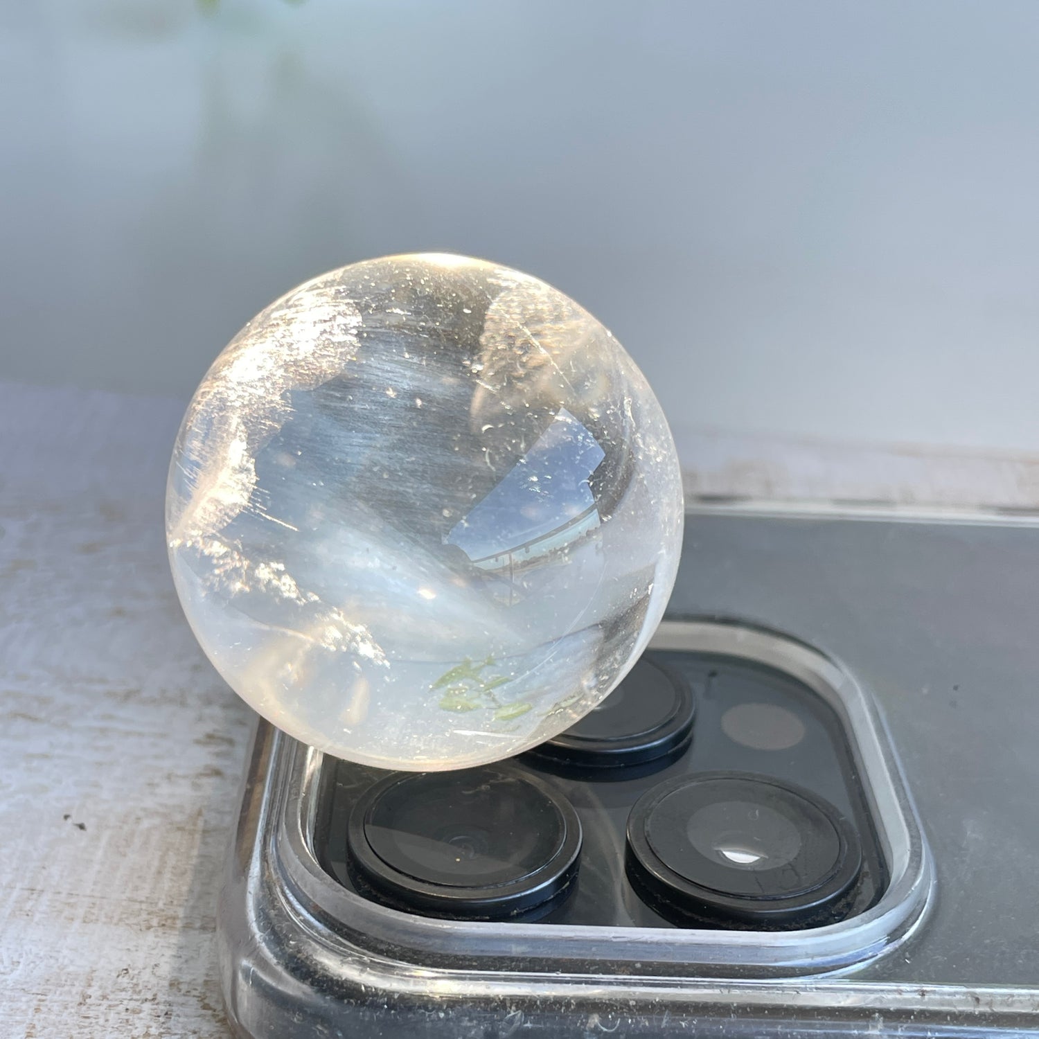 Blue Needle Quartz Sphere 3.7cm 01