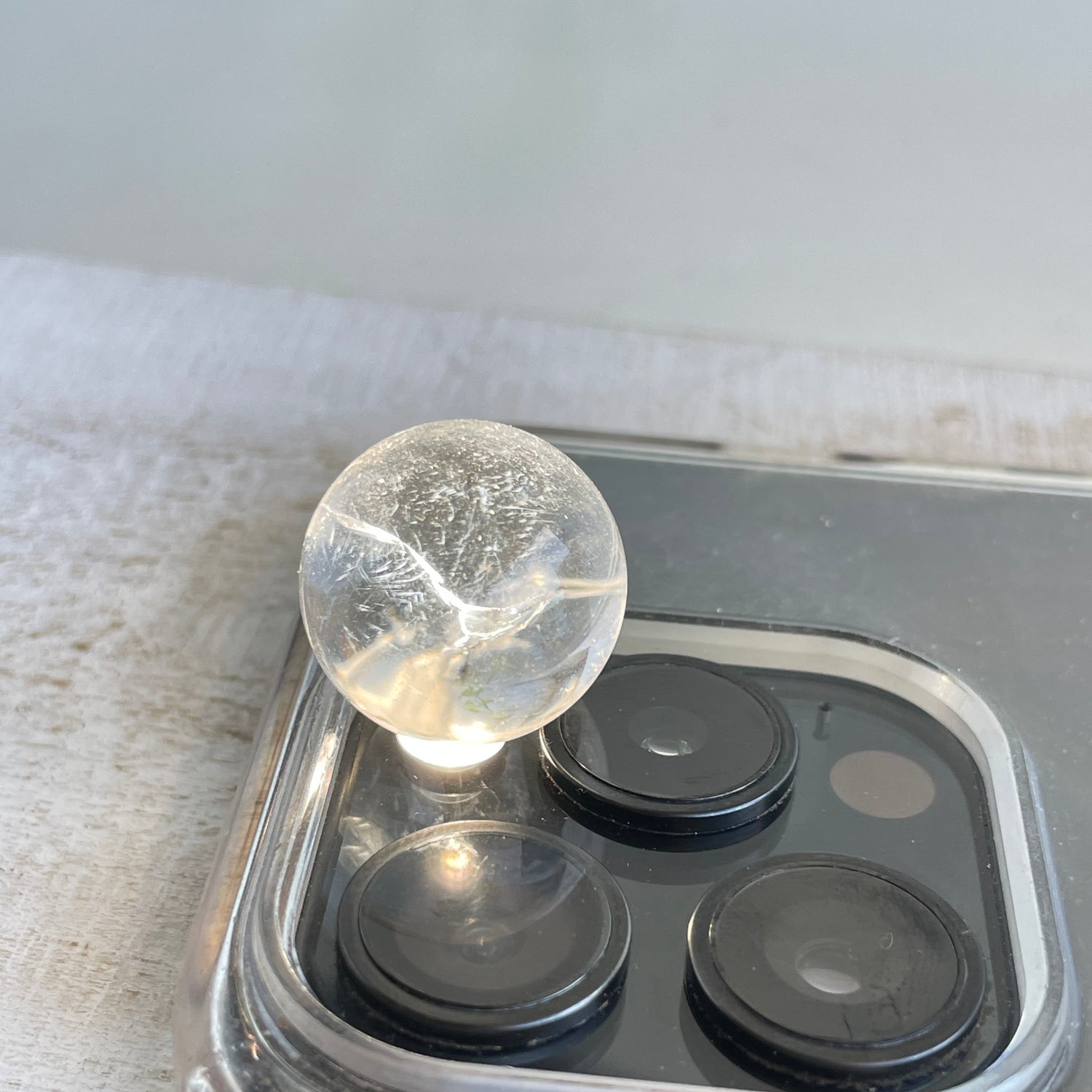Blue Needle Quartz Sphere 2.1cm