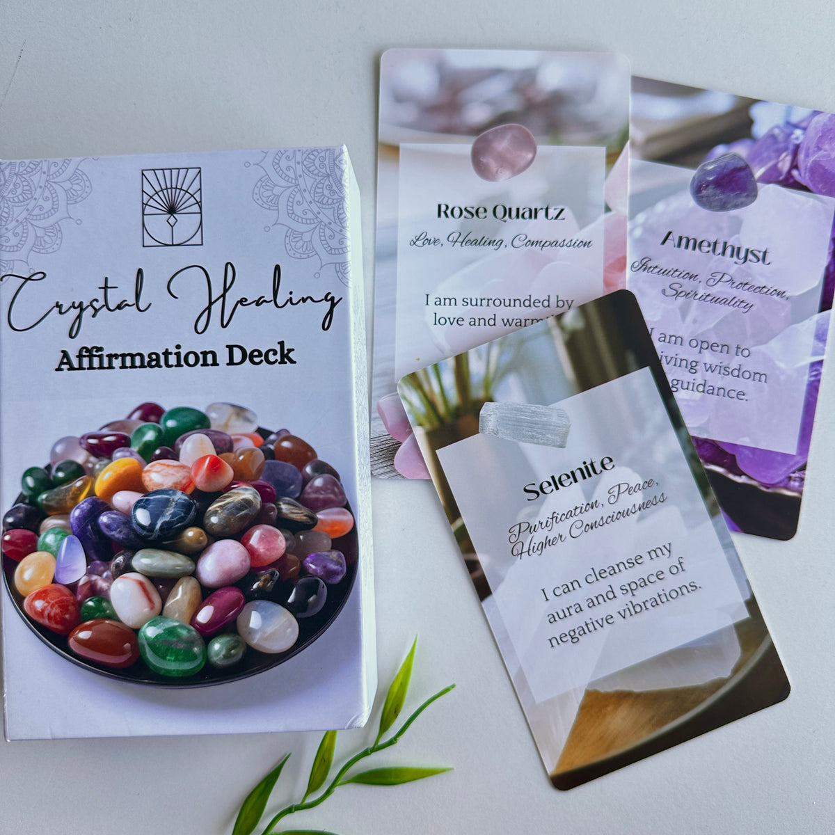Crystal Healing Affirmation Deck