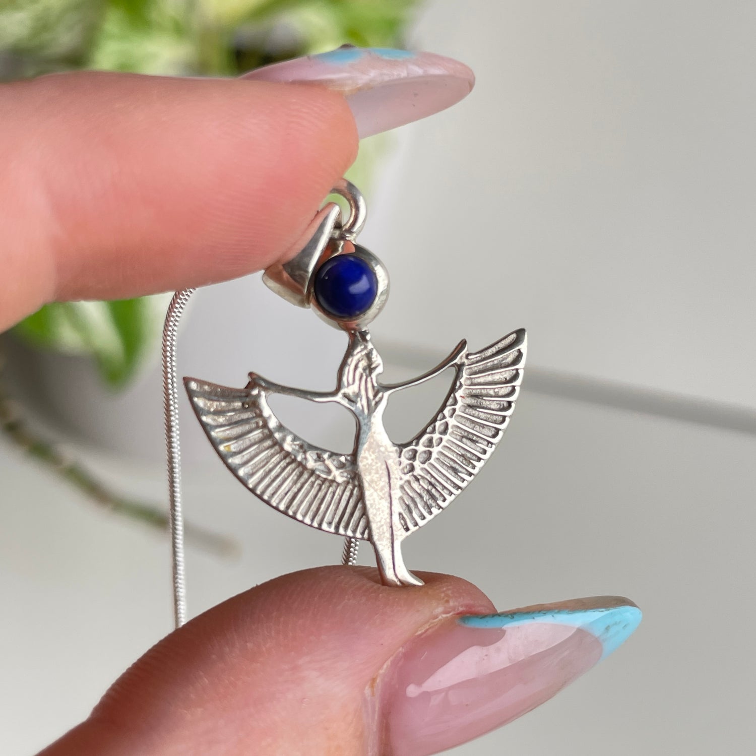 Lapis Lazuli Isis Pendant