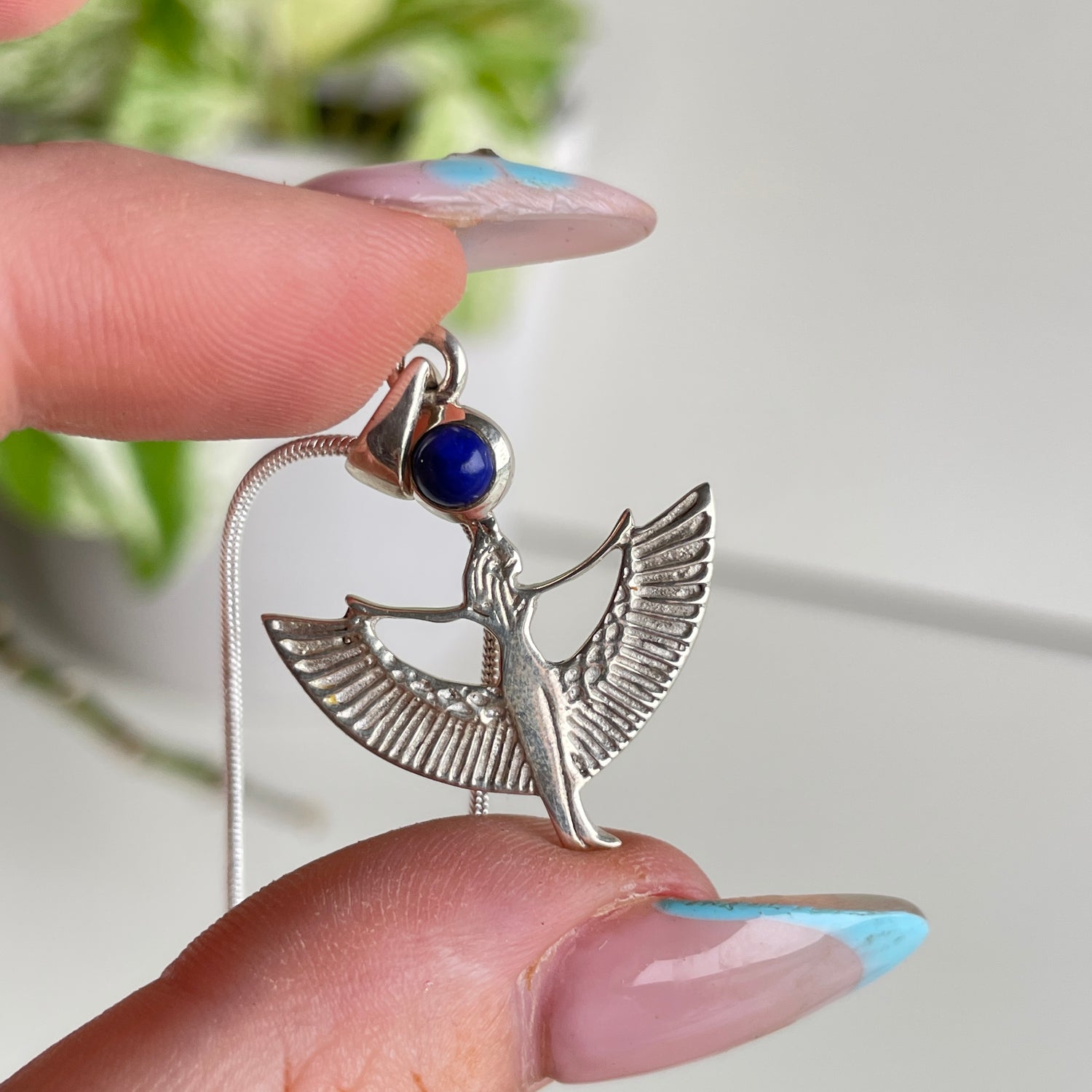 Lapis Lazuli Isis Pendant