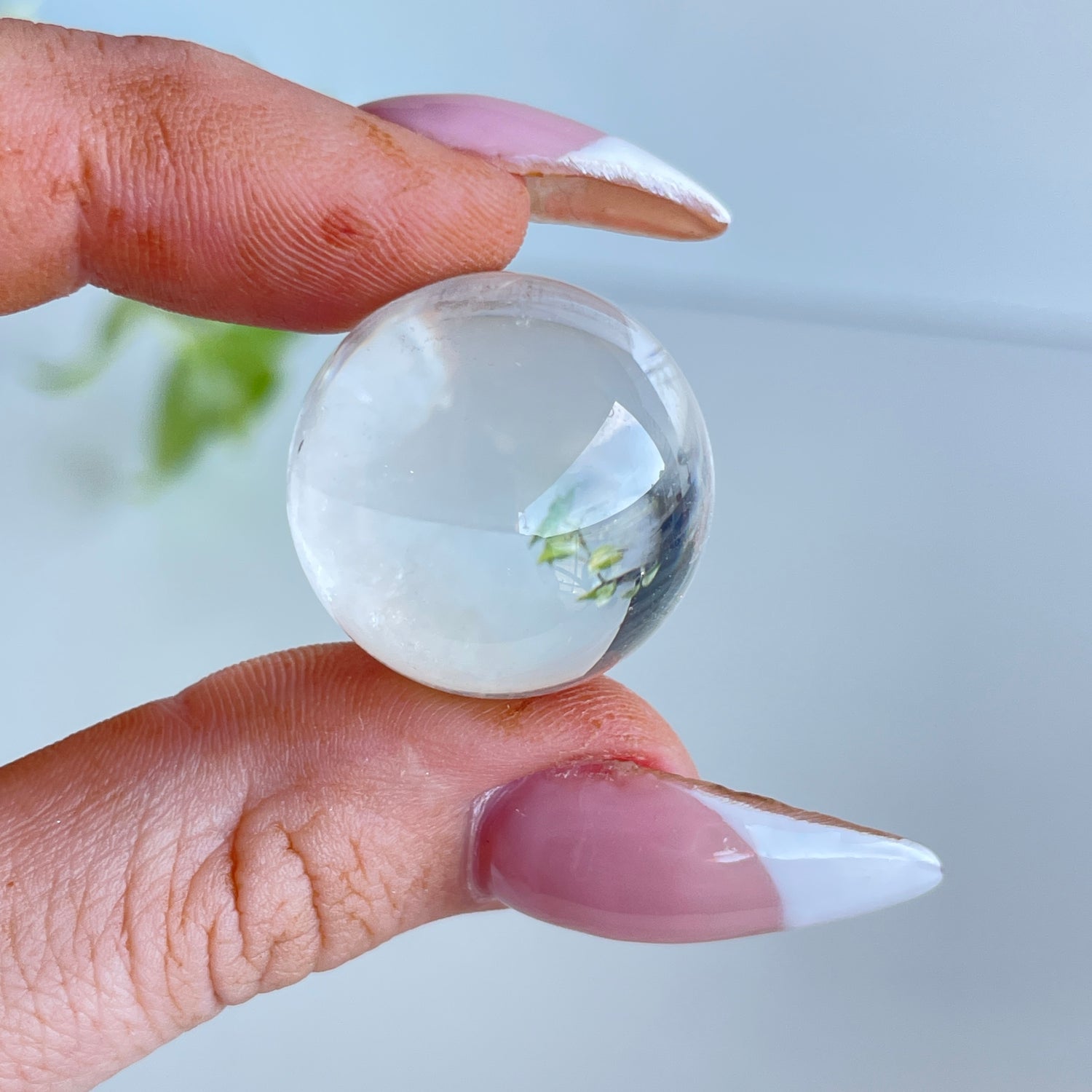 Blue Needle Quartz Sphere 2.3cm 02